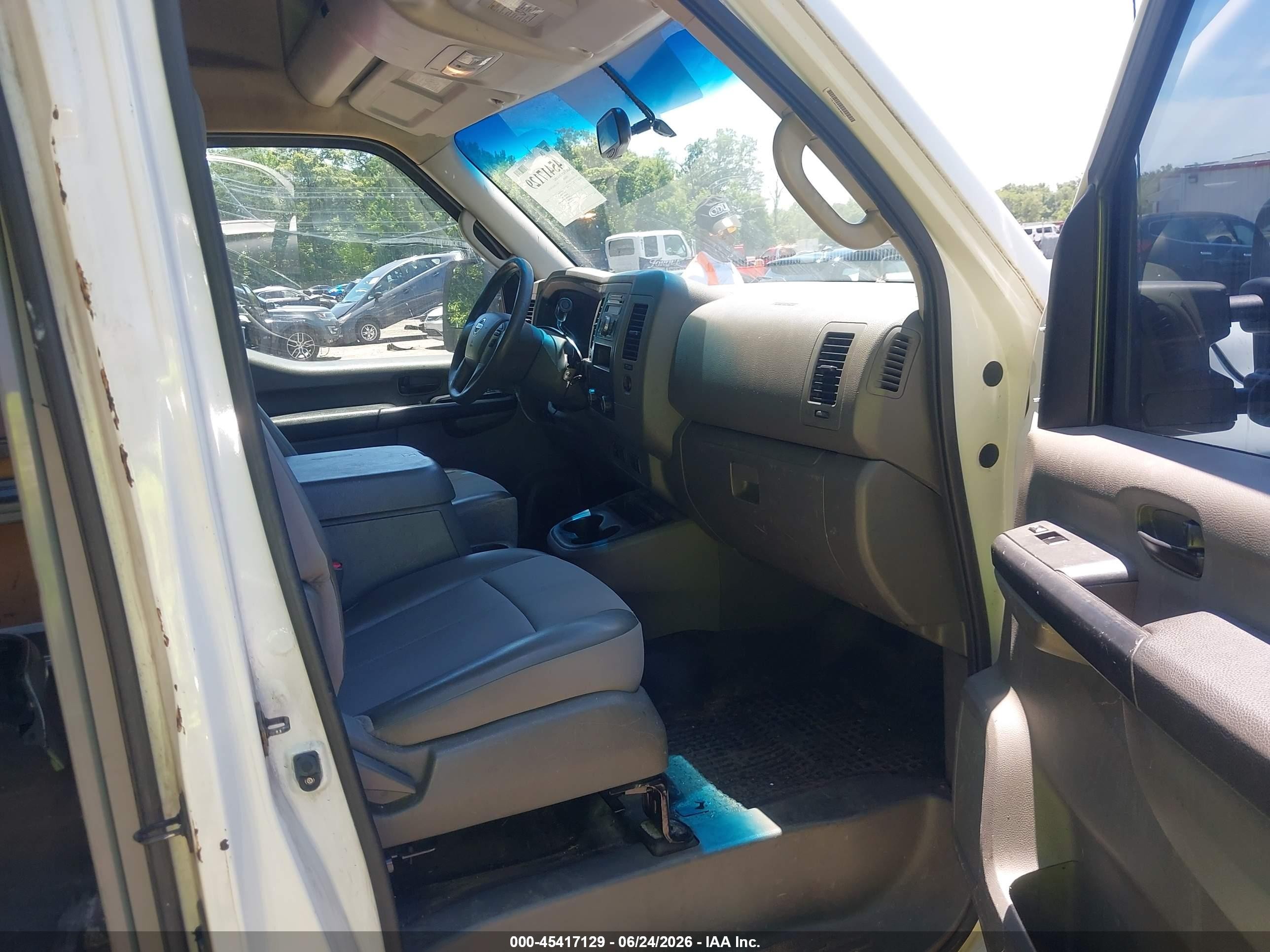 2014 Nissan Nv Cargo Nv3500 Hd Sv V8 White vin: 1N6AF0LX7EN102740