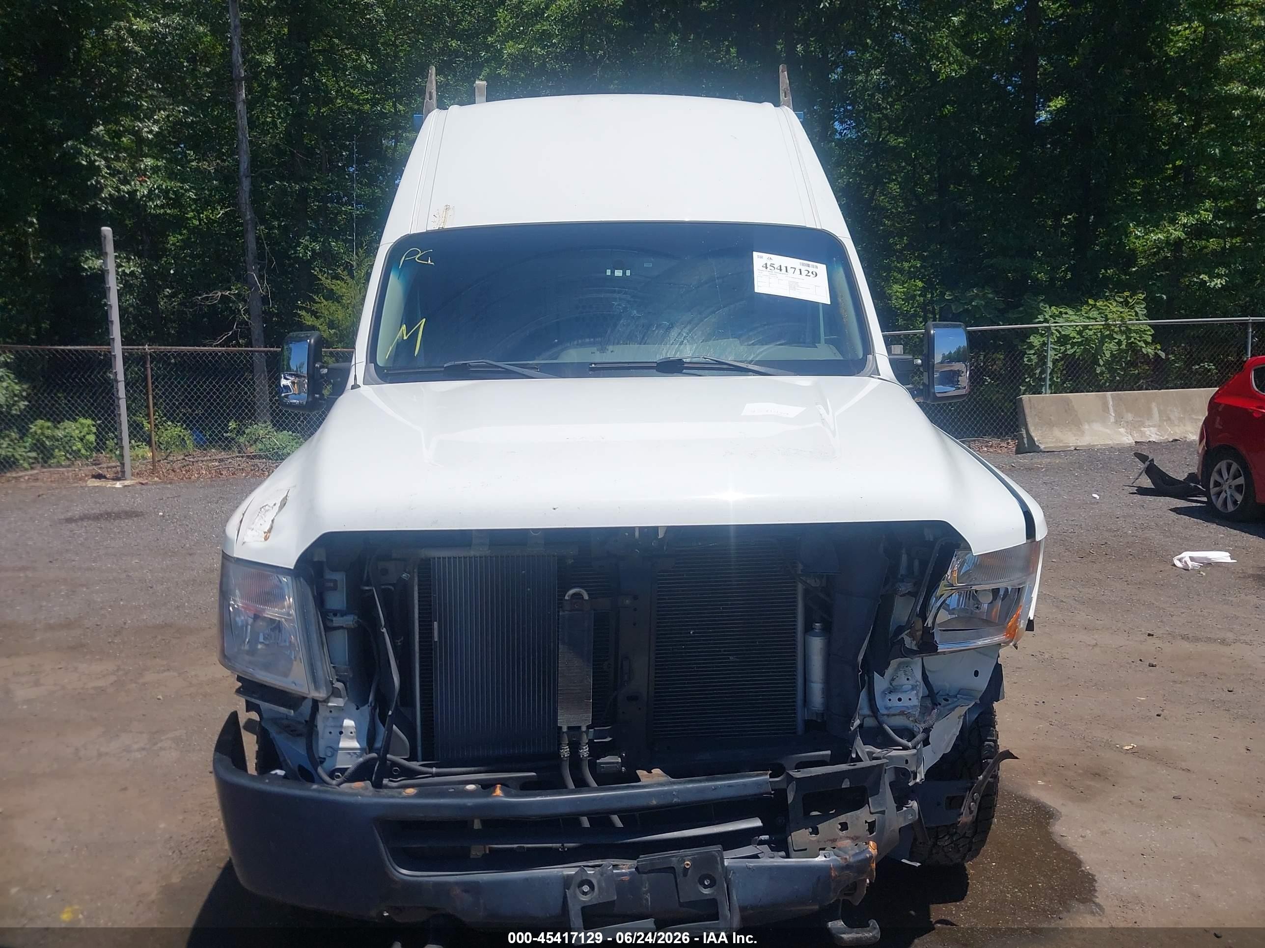 2014 Nissan Nv Cargo Nv3500 Hd Sv V8 White vin: 1N6AF0LX7EN102740