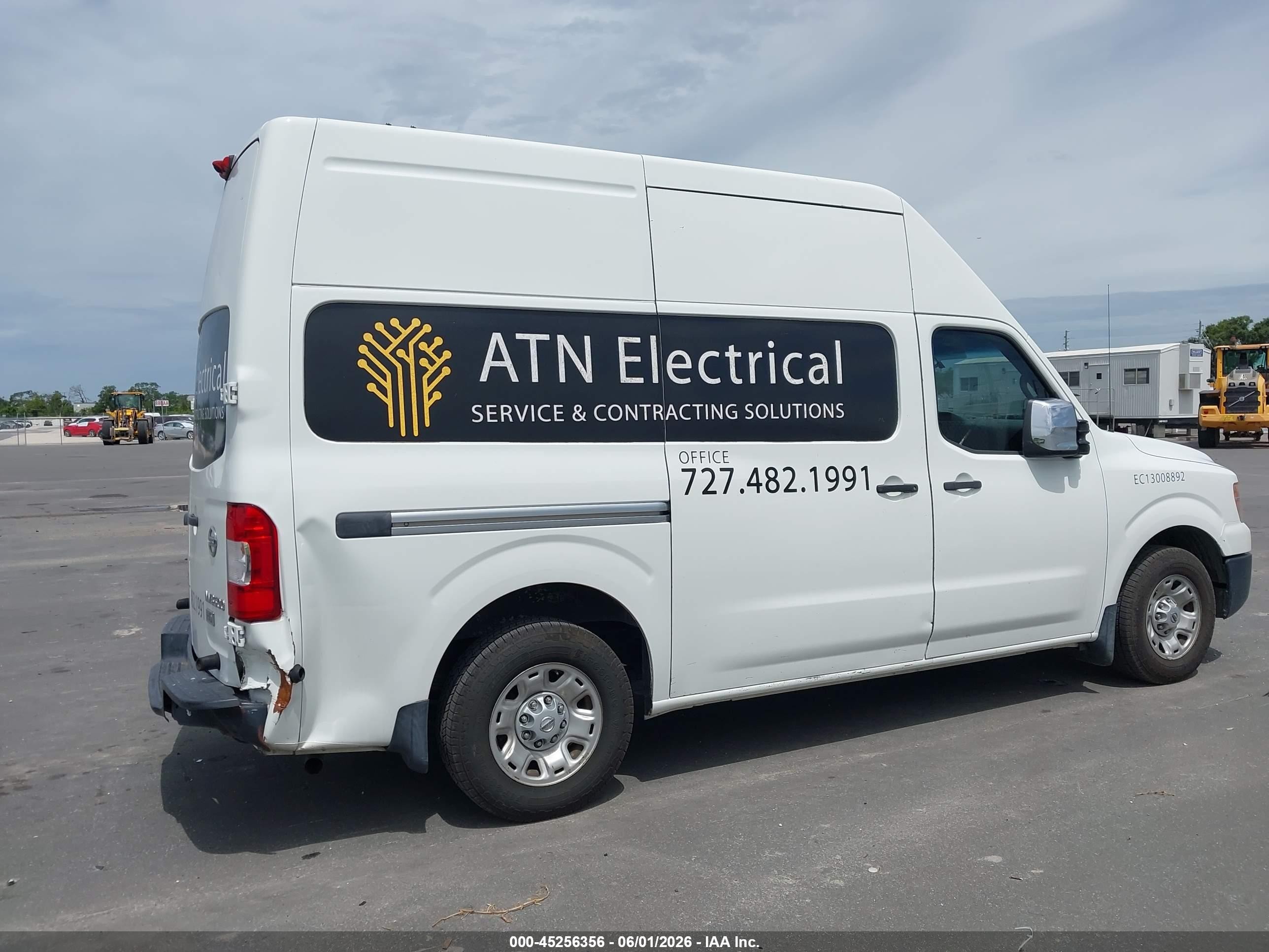 2015 Nissan Nv Cargo Nv3500 Hd Sv V8 White vin: 1N6AF0LX7FN805949