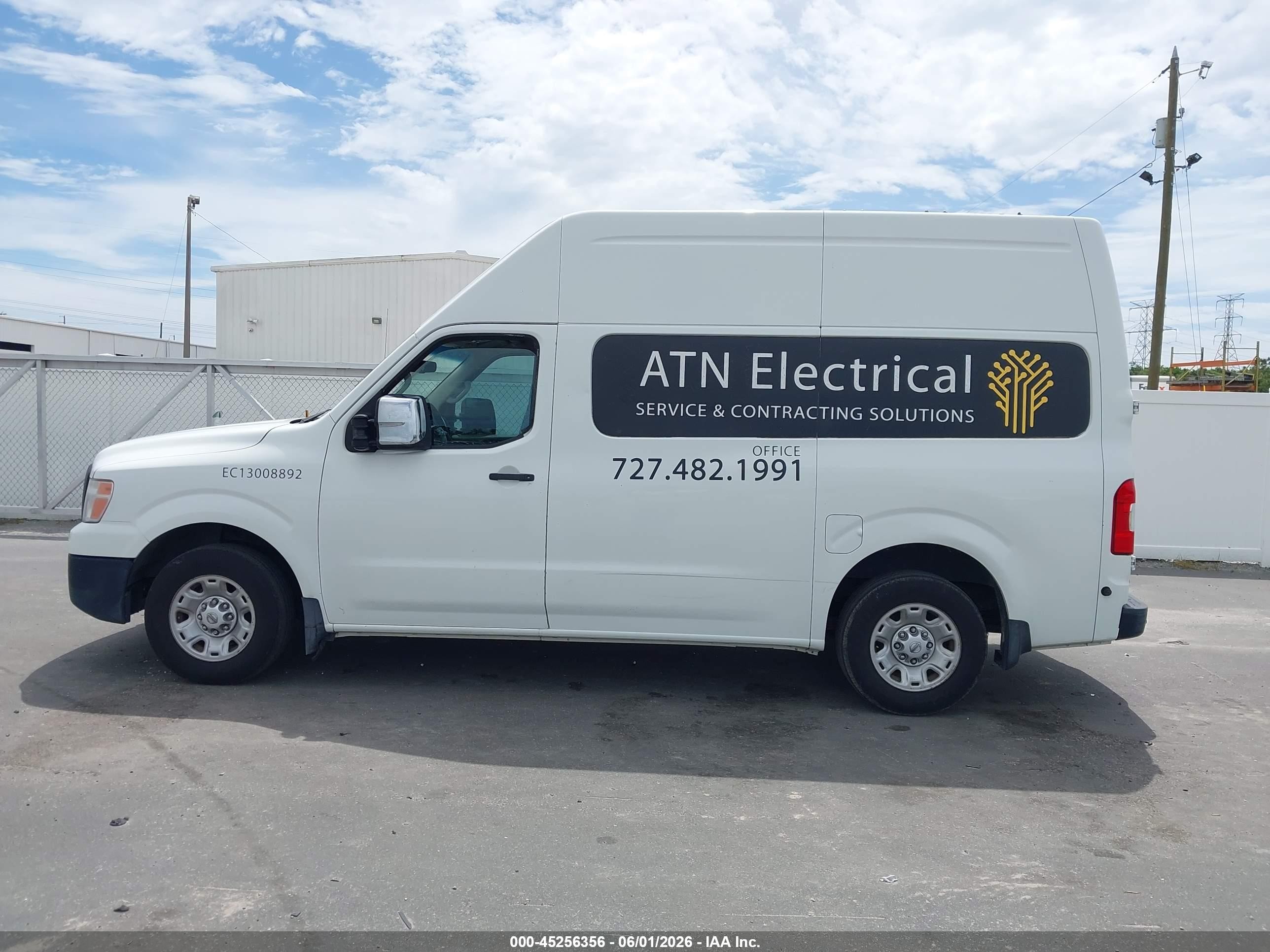 2015 Nissan Nv Cargo Nv3500 Hd Sv V8 White vin: 1N6AF0LX7FN805949
