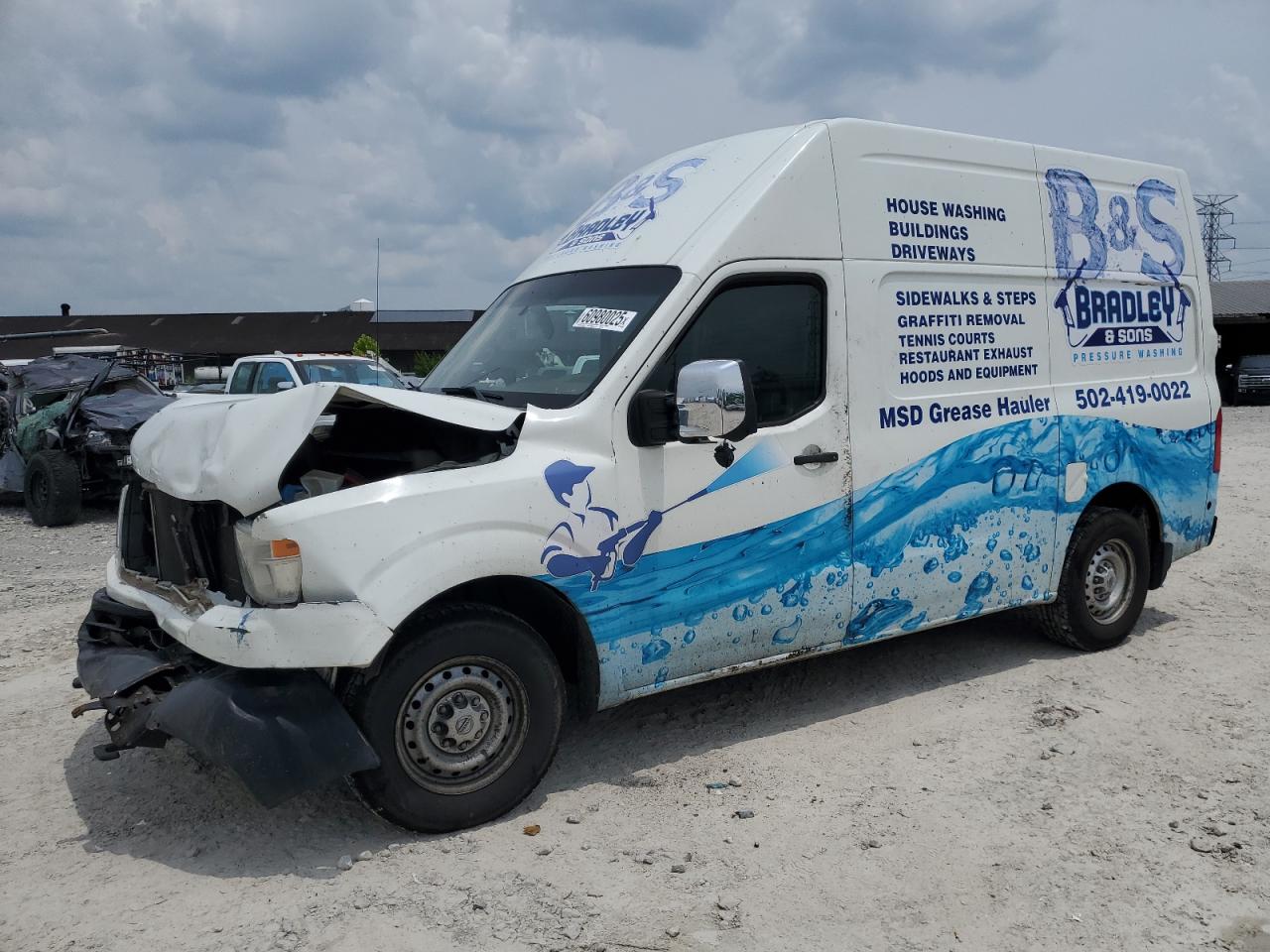 2015 Nissan Nv 2500 Белый vin: 1N6AF0LX9FN800476