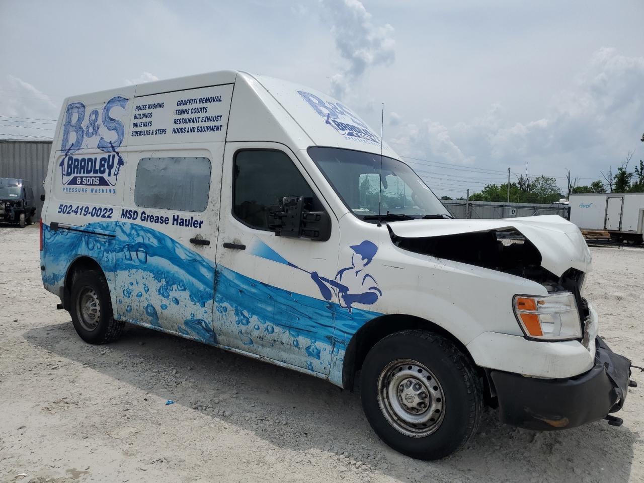 2015 Nissan Nv 2500 White vin: 1N6AF0LX9FN800476