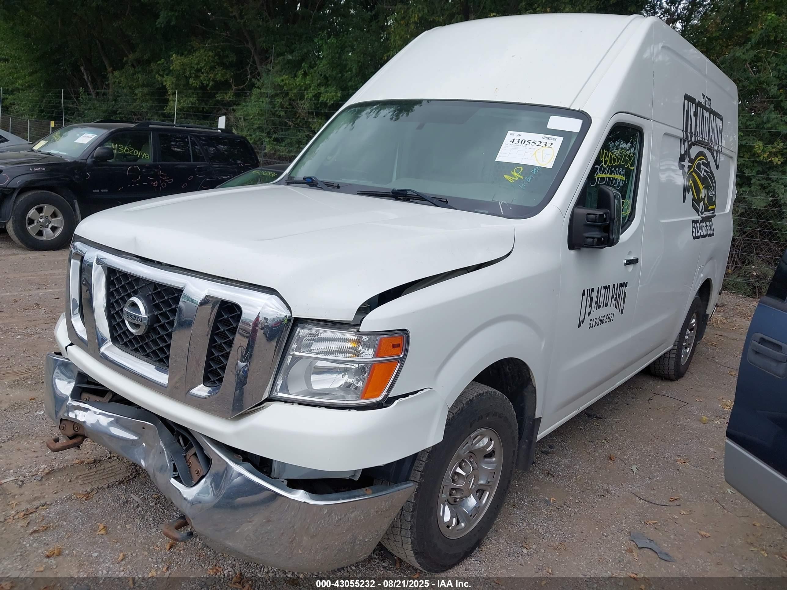 2015 Nissan Nv Cargo Nv3500 Hd Sl V8 White vin: 1N6AF0LY0FN809267