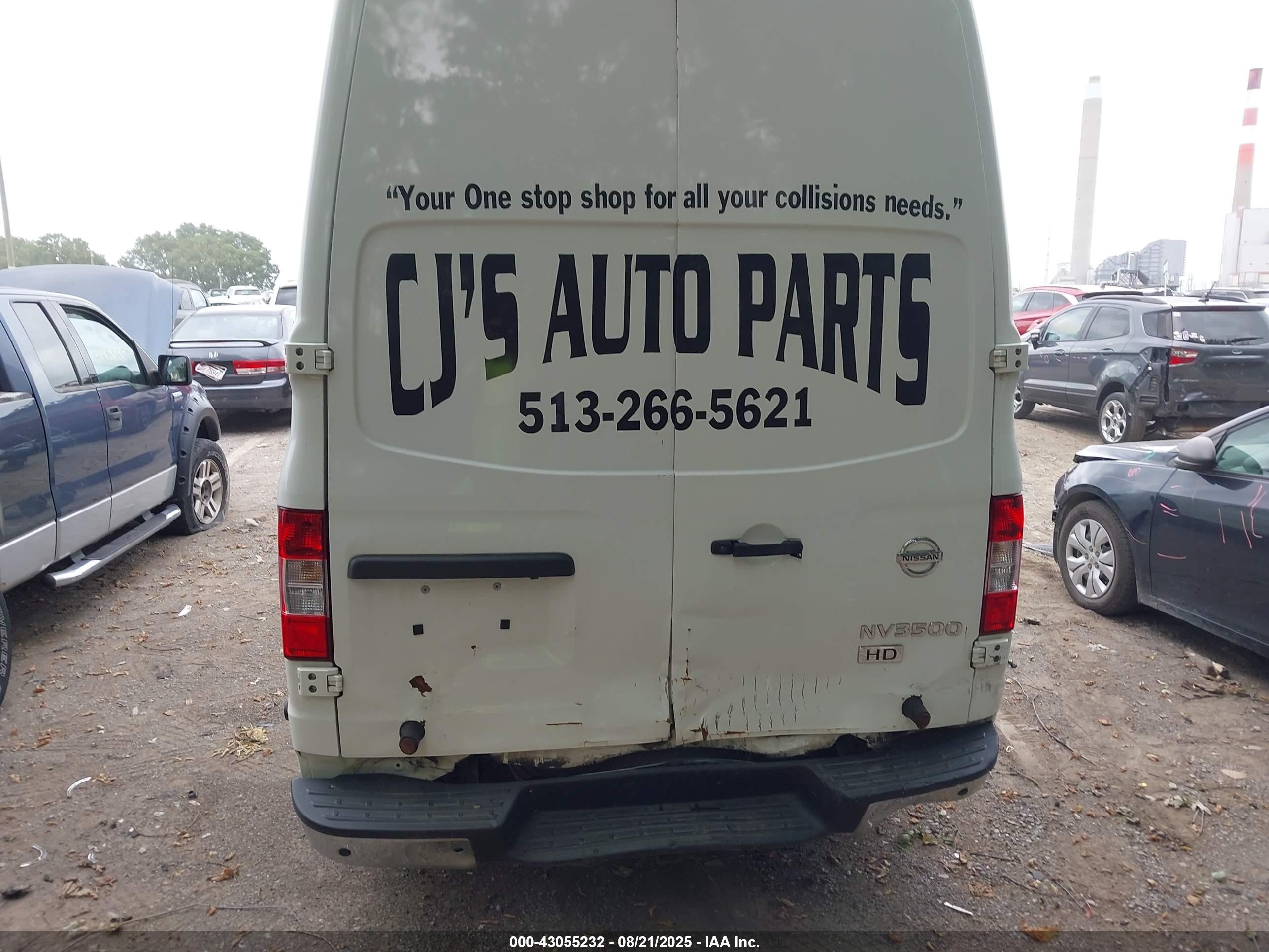 2015 Nissan Nv Cargo Nv3500 Hd Sl V8 White vin: 1N6AF0LY0FN809267