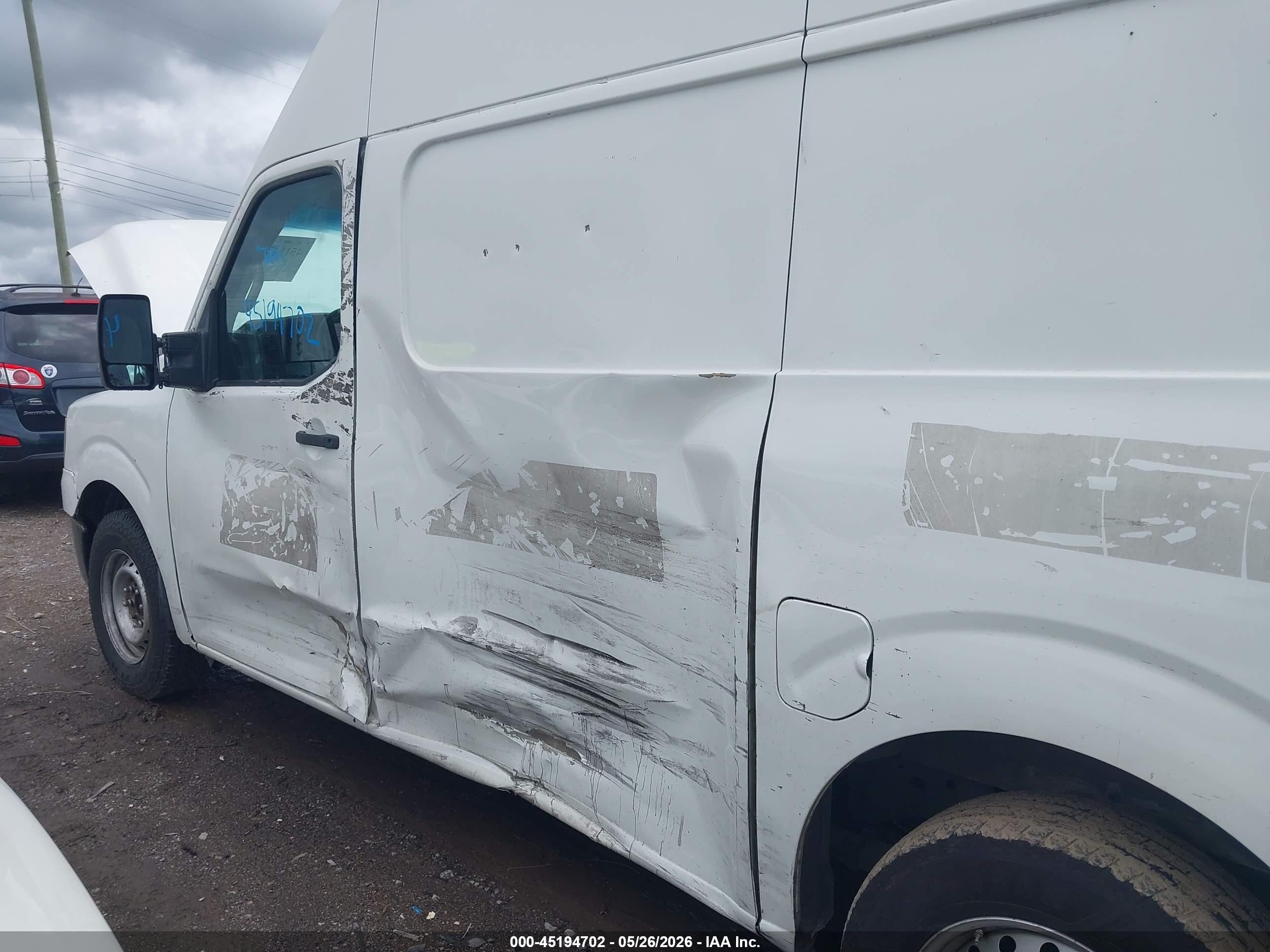 2015 Nissan Nv Cargo Nv2500 Hd S V8 Белый vin: 1N6AF0LY1FN801601