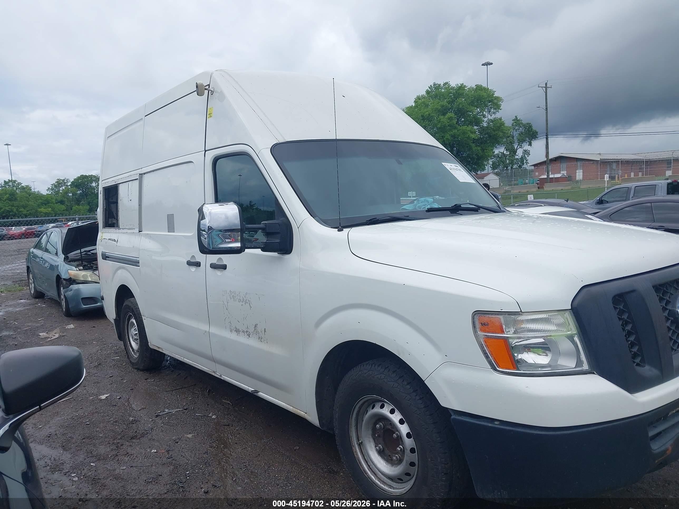 2015 Nissan Nv Cargo Nv2500 Hd S V8 Белый vin: 1N6AF0LY1FN801601