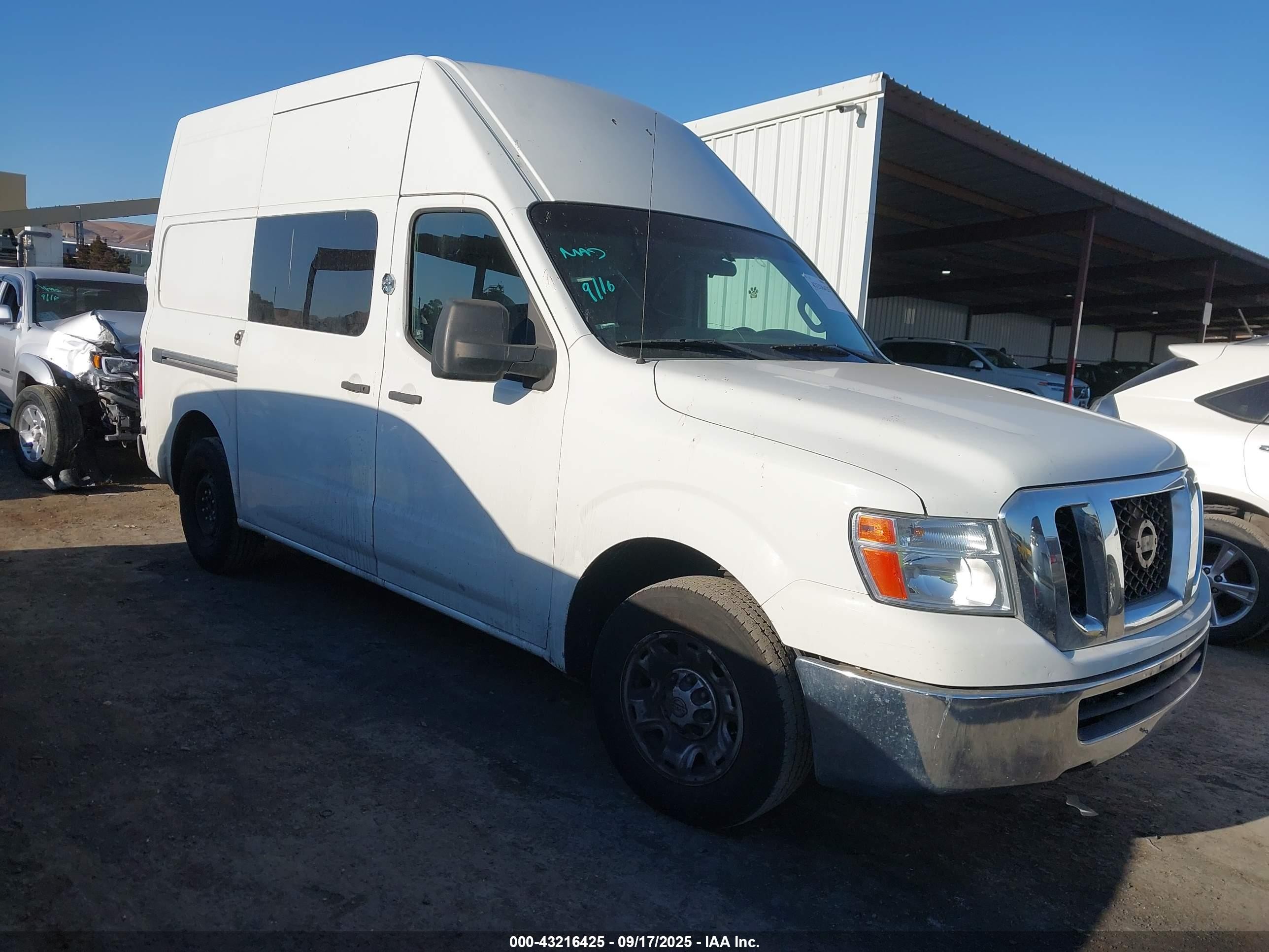 2013 Nissan Nv Cargo Nv3500 Hd Sv V8 White vin: 1N6AF0LY2DN110753