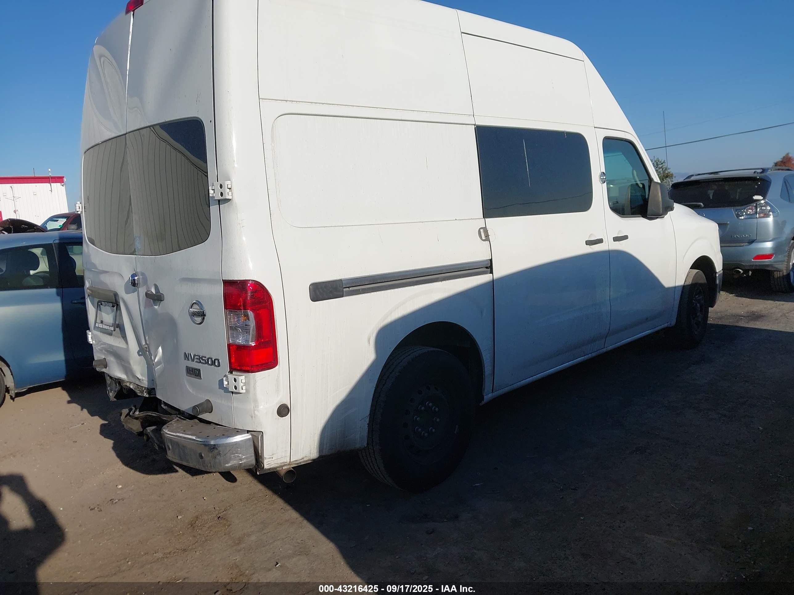 2013 Nissan Nv Cargo Nv3500 Hd Sv V8 White vin: 1N6AF0LY2DN110753