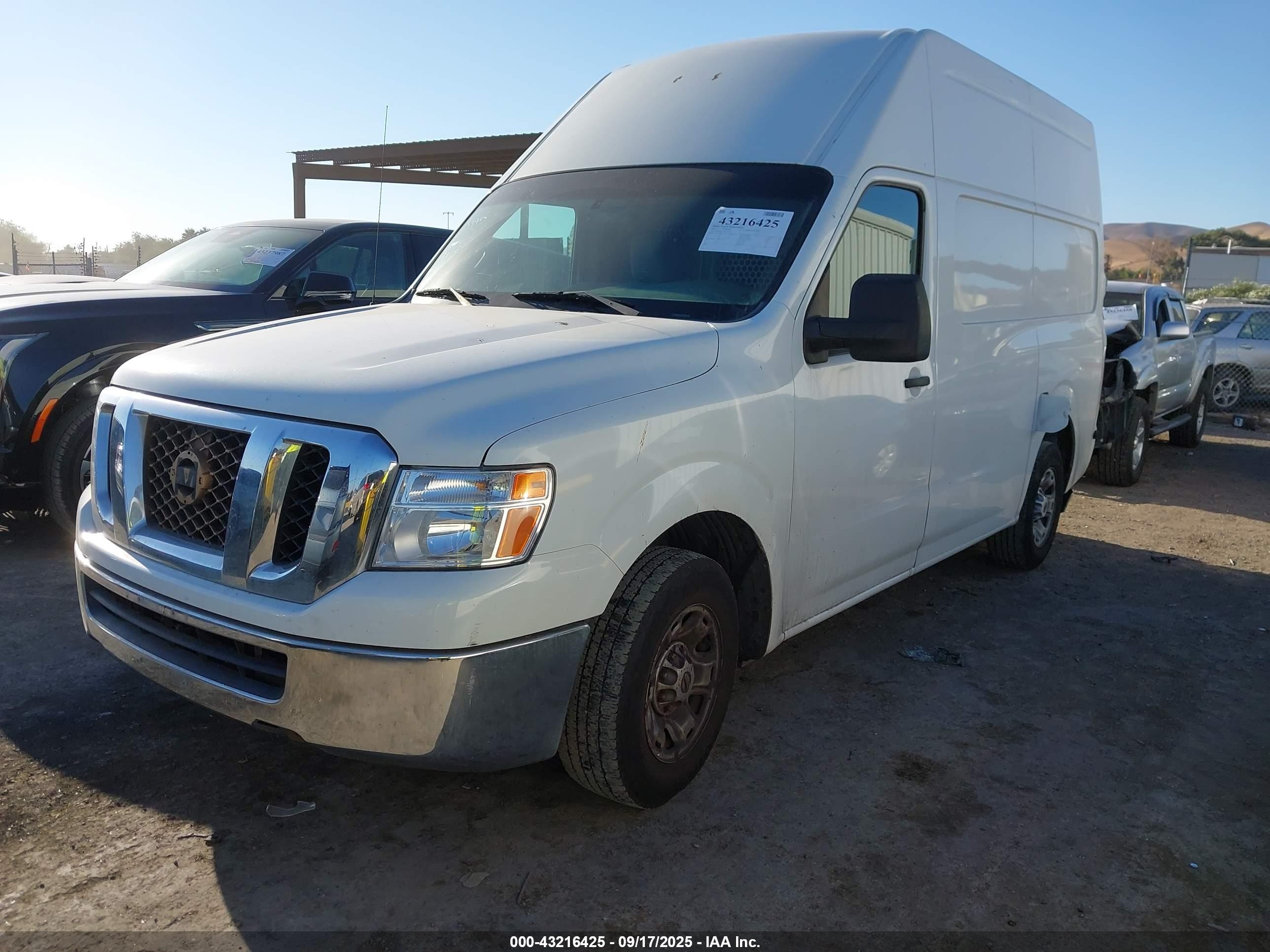 2013 Nissan Nv Cargo Nv3500 Hd Sv V8 White vin: 1N6AF0LY2DN110753