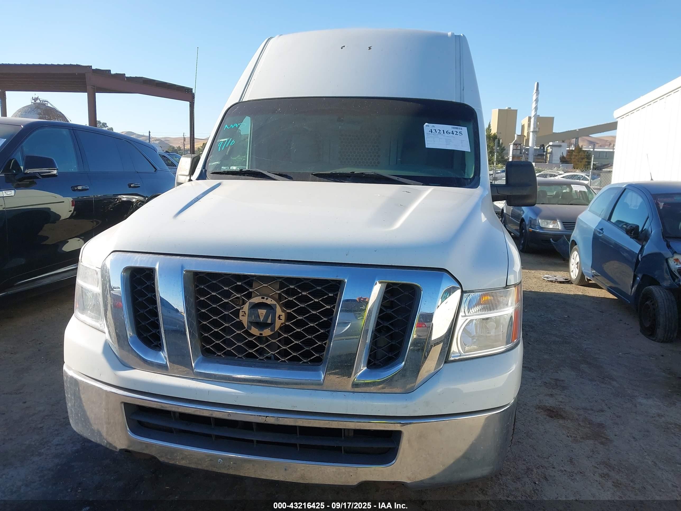 2013 Nissan Nv Cargo Nv3500 Hd Sv V8 White vin: 1N6AF0LY2DN110753