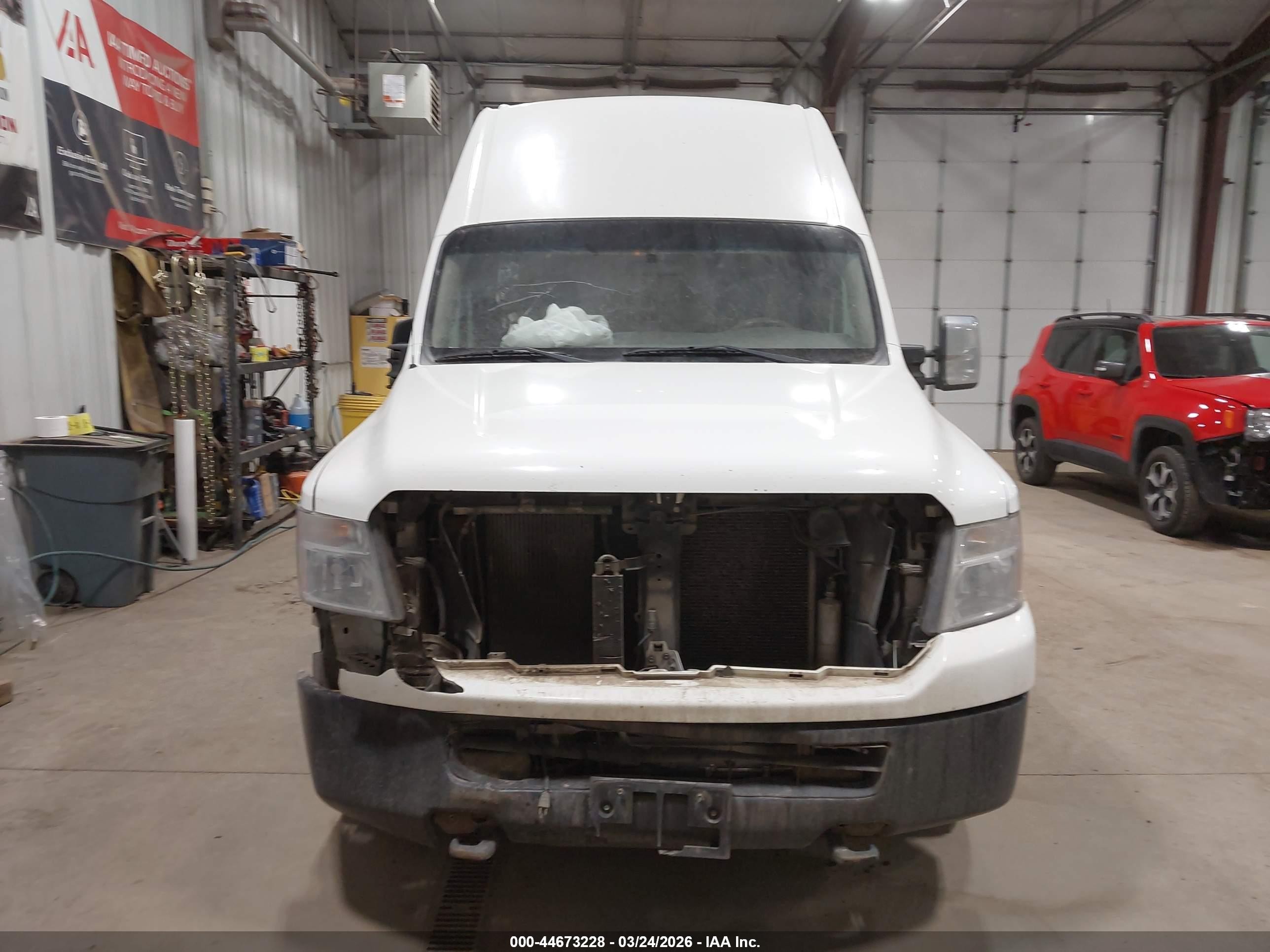 2015 Nissan Nv Cargo Nv2500 Hd S V8/sl V8/sv V8 White vin: 1N6AF0LY2FN803356