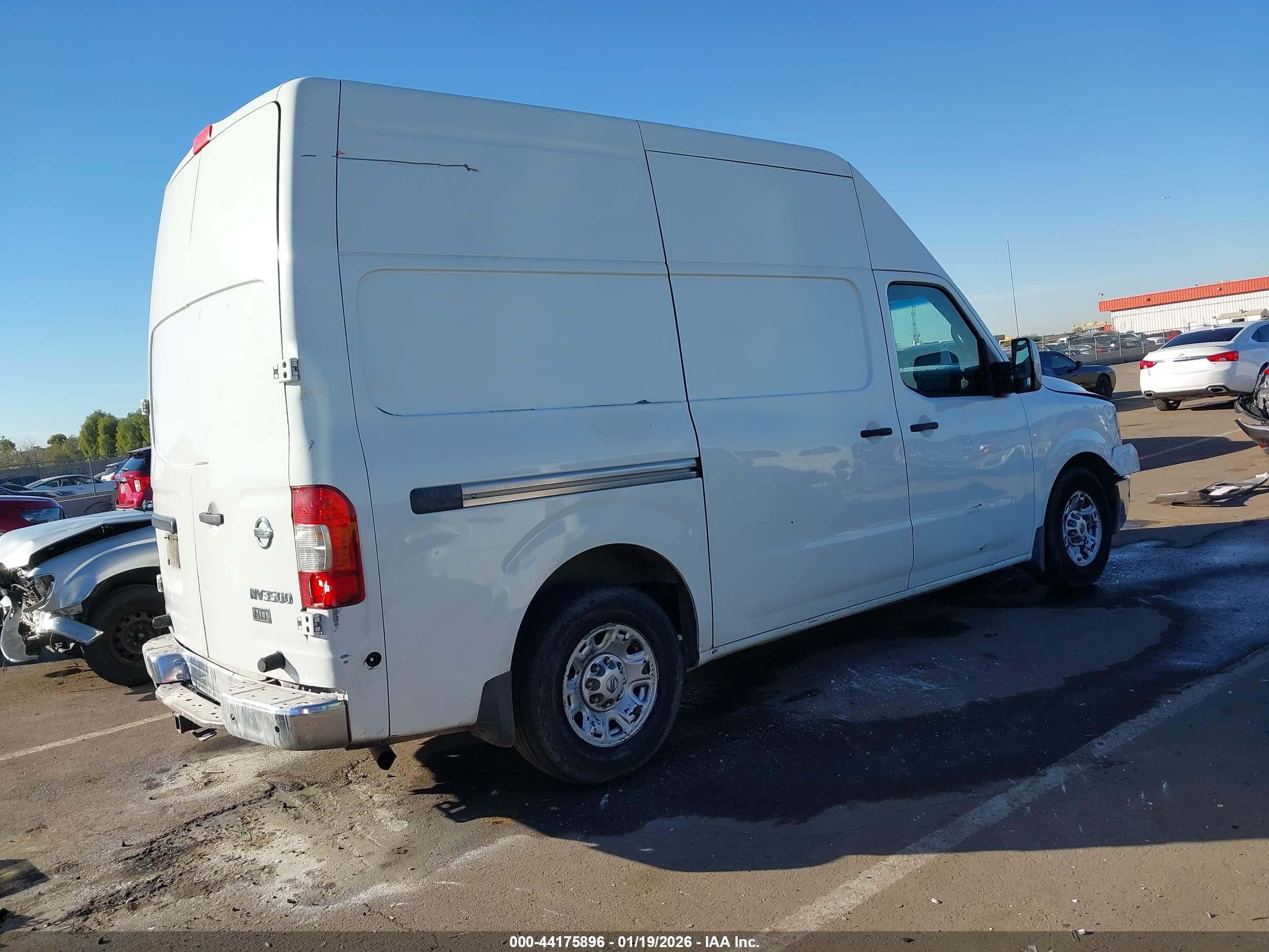 2013 Nissan Nv Cargo Nv3500 Hd Sv V8 White vin: 1N6AF0LY3DN110051