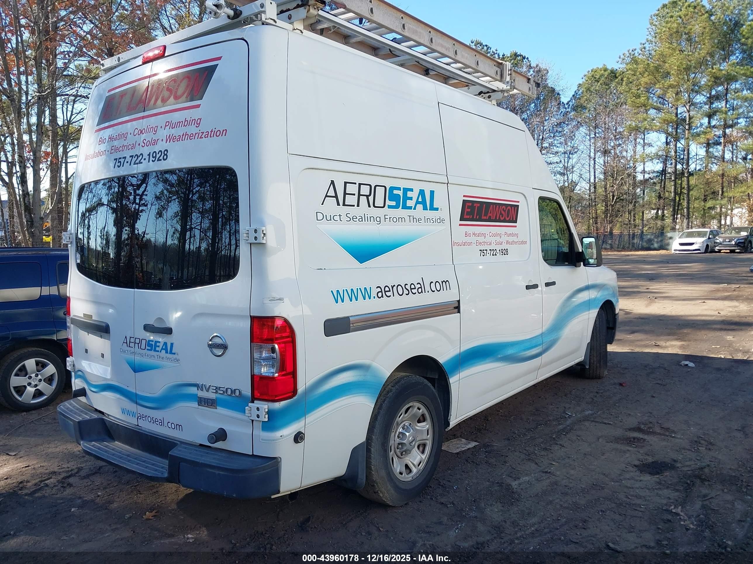 2013 Nissan Nv Cargo Nv3500 Hd S V8 Orange vin: 1N6AF0LY5DN102842