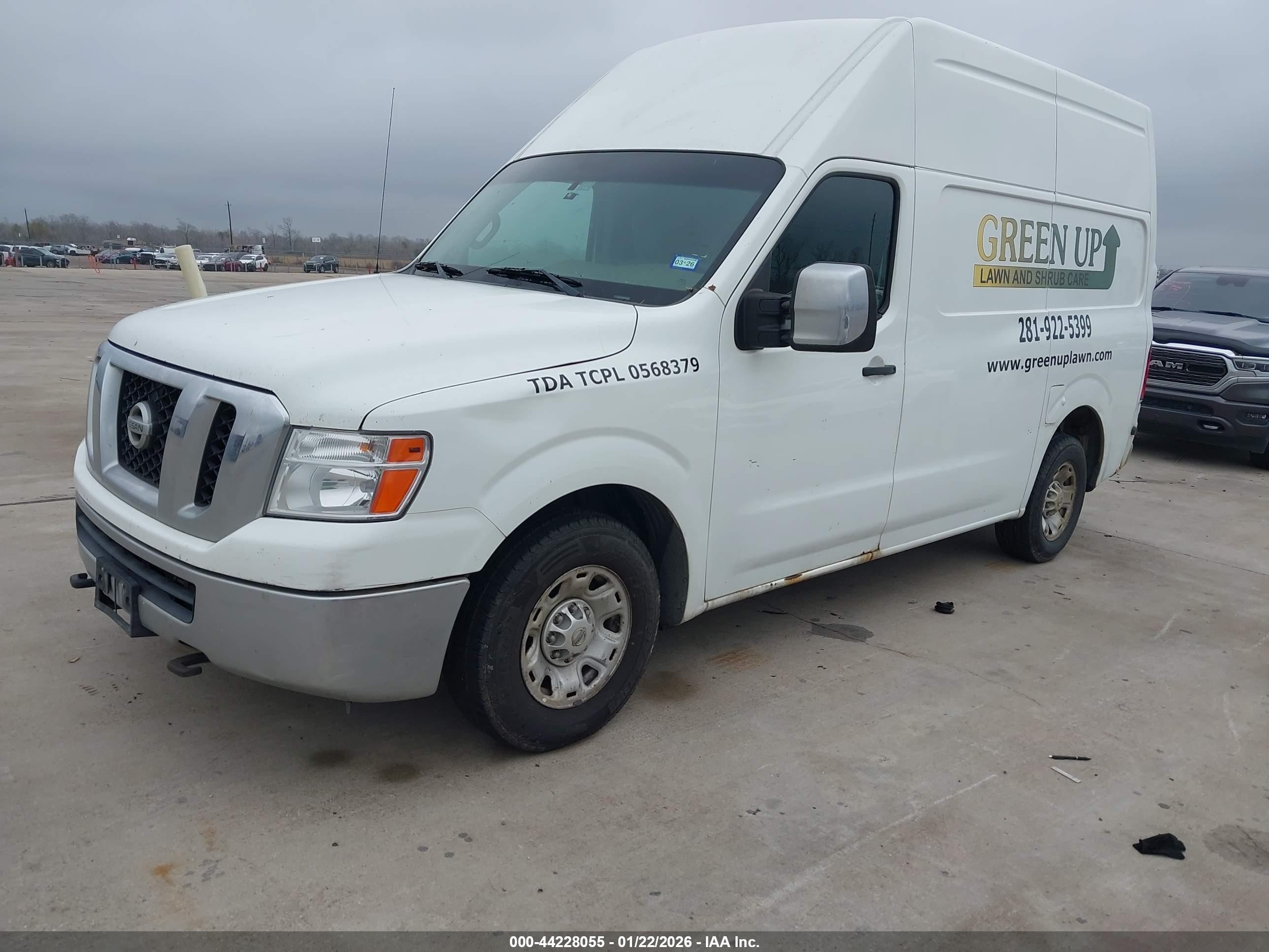 2013 Nissan Nv Cargo Nv3500 Hd Sv V8 White vin: 1N6AF0LY5DN109788
