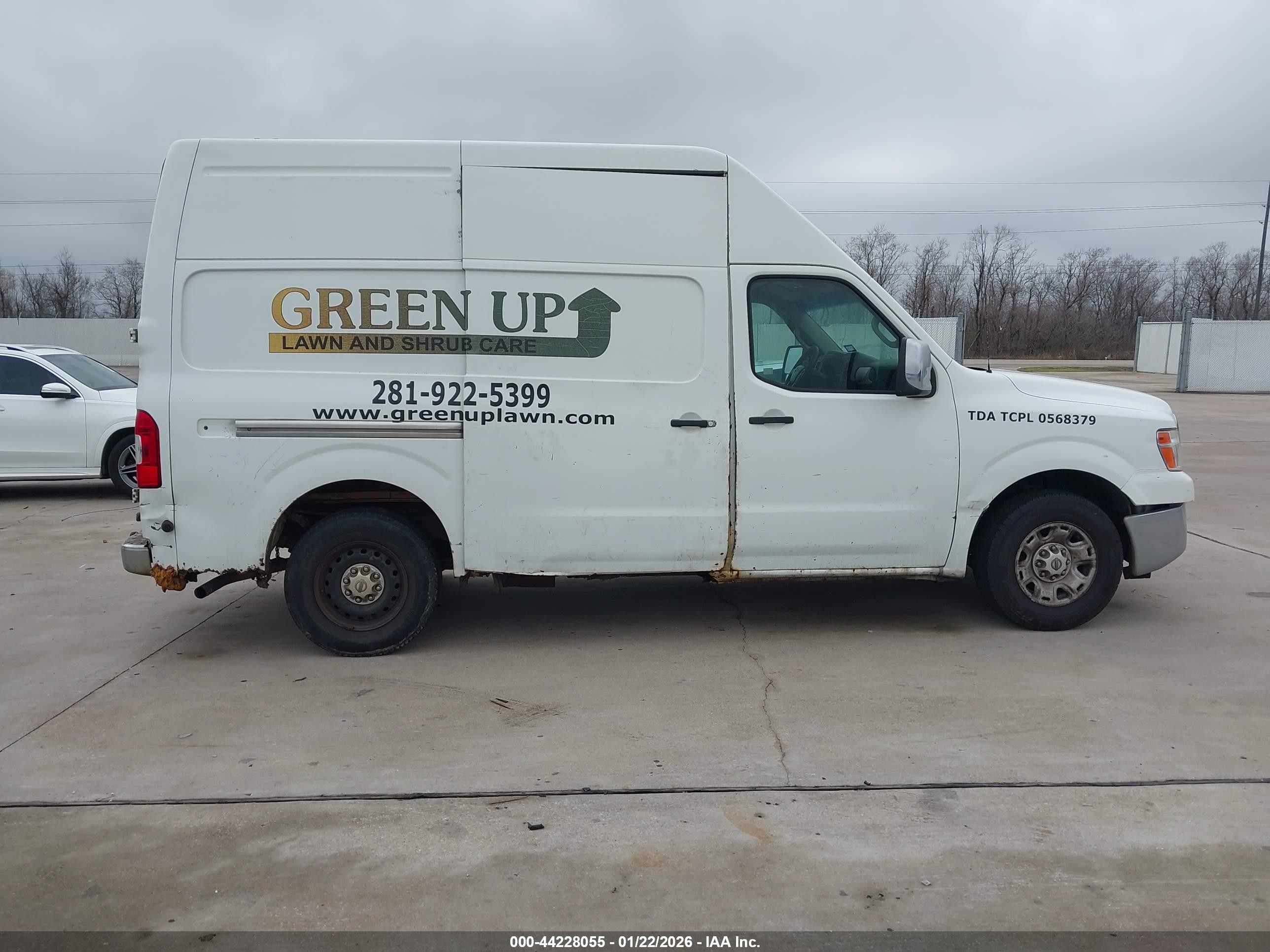 2013 Nissan Nv Cargo Nv3500 Hd Sv V8 White vin: 1N6AF0LY5DN109788