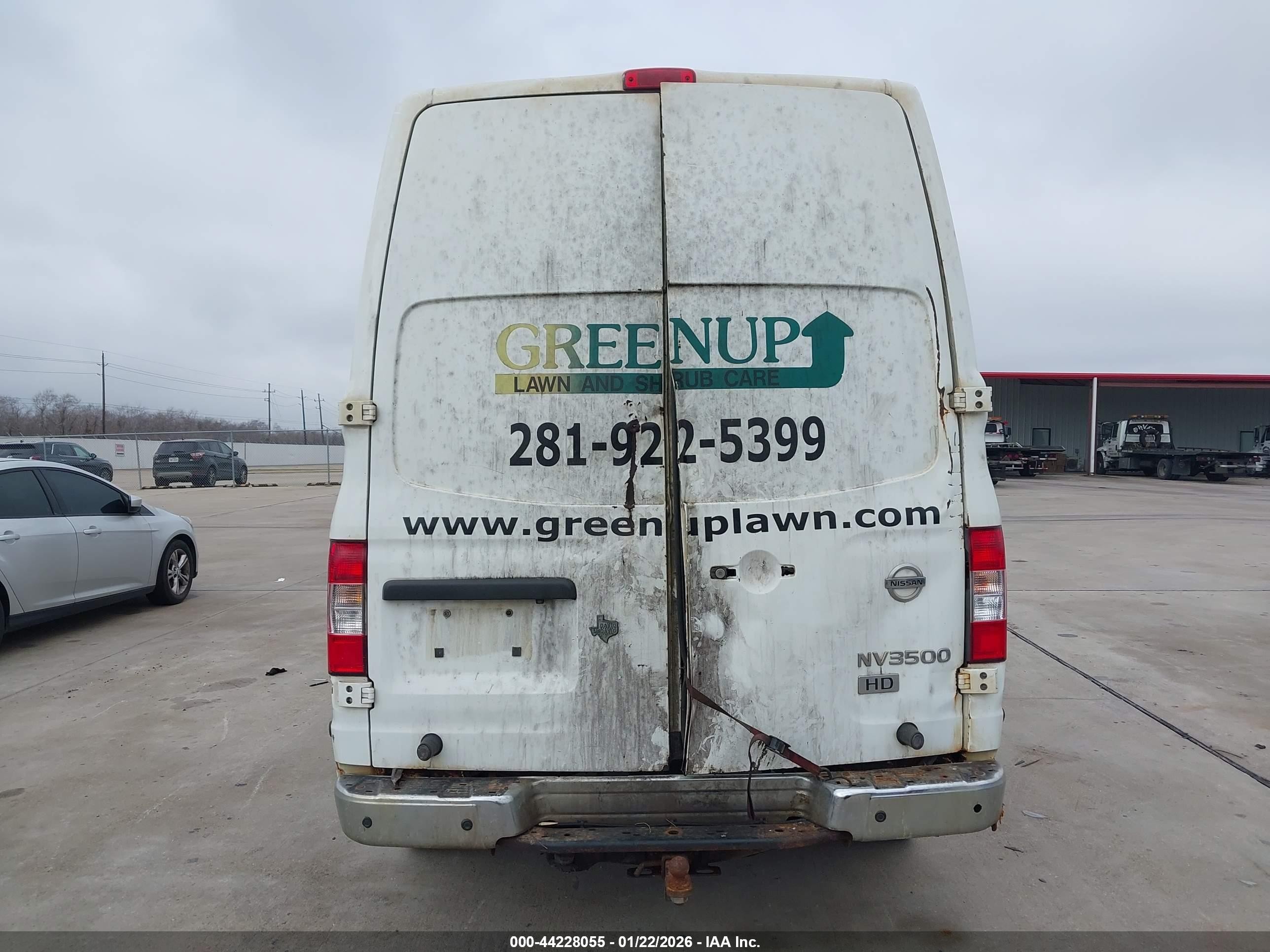 2013 Nissan Nv Cargo Nv3500 Hd Sv V8 White vin: 1N6AF0LY5DN109788