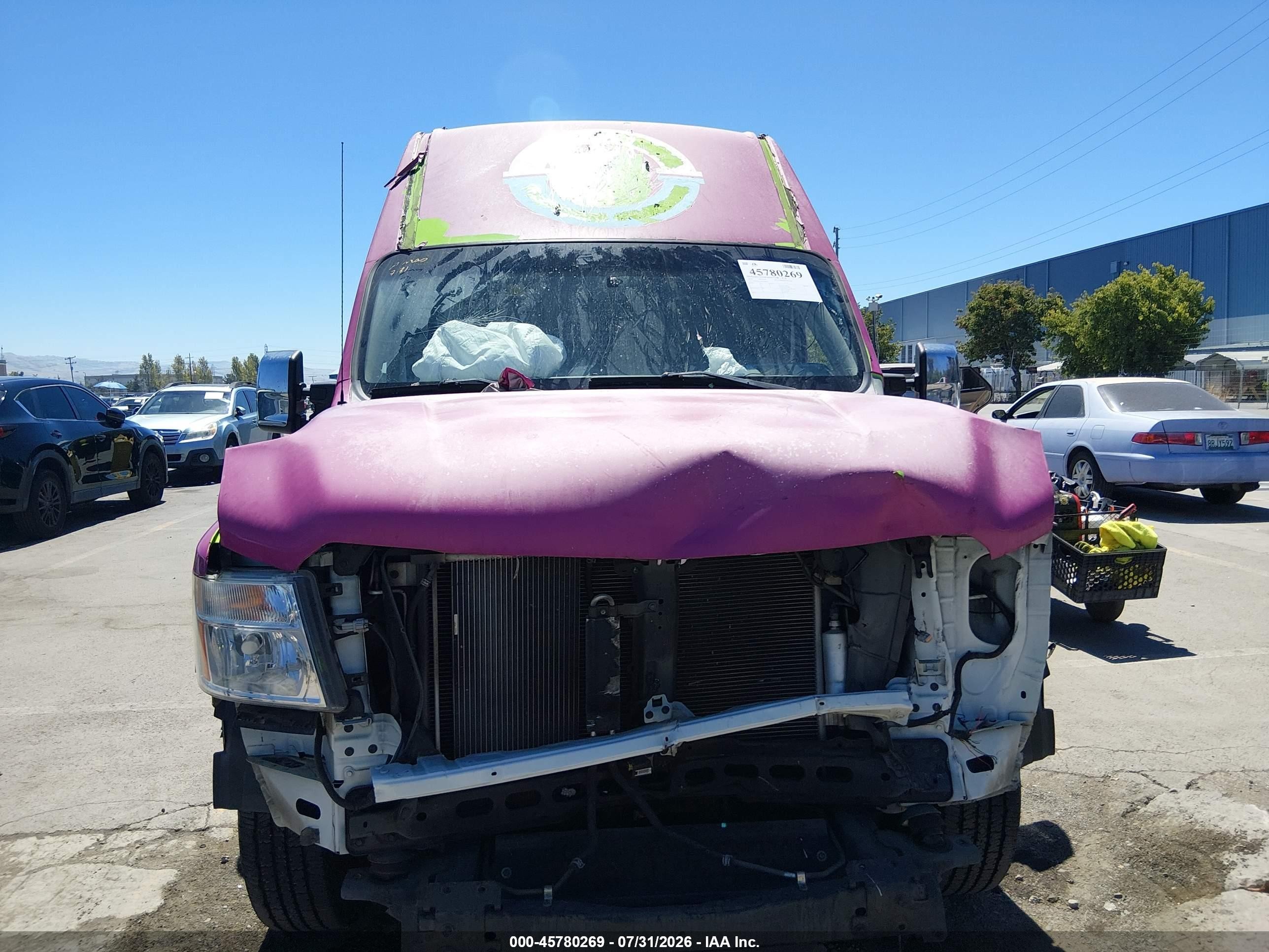 2014 Nissan Nv Cargo Nv2500 Hd Sv V8 White vin: 1N6AF0LY6EN108215