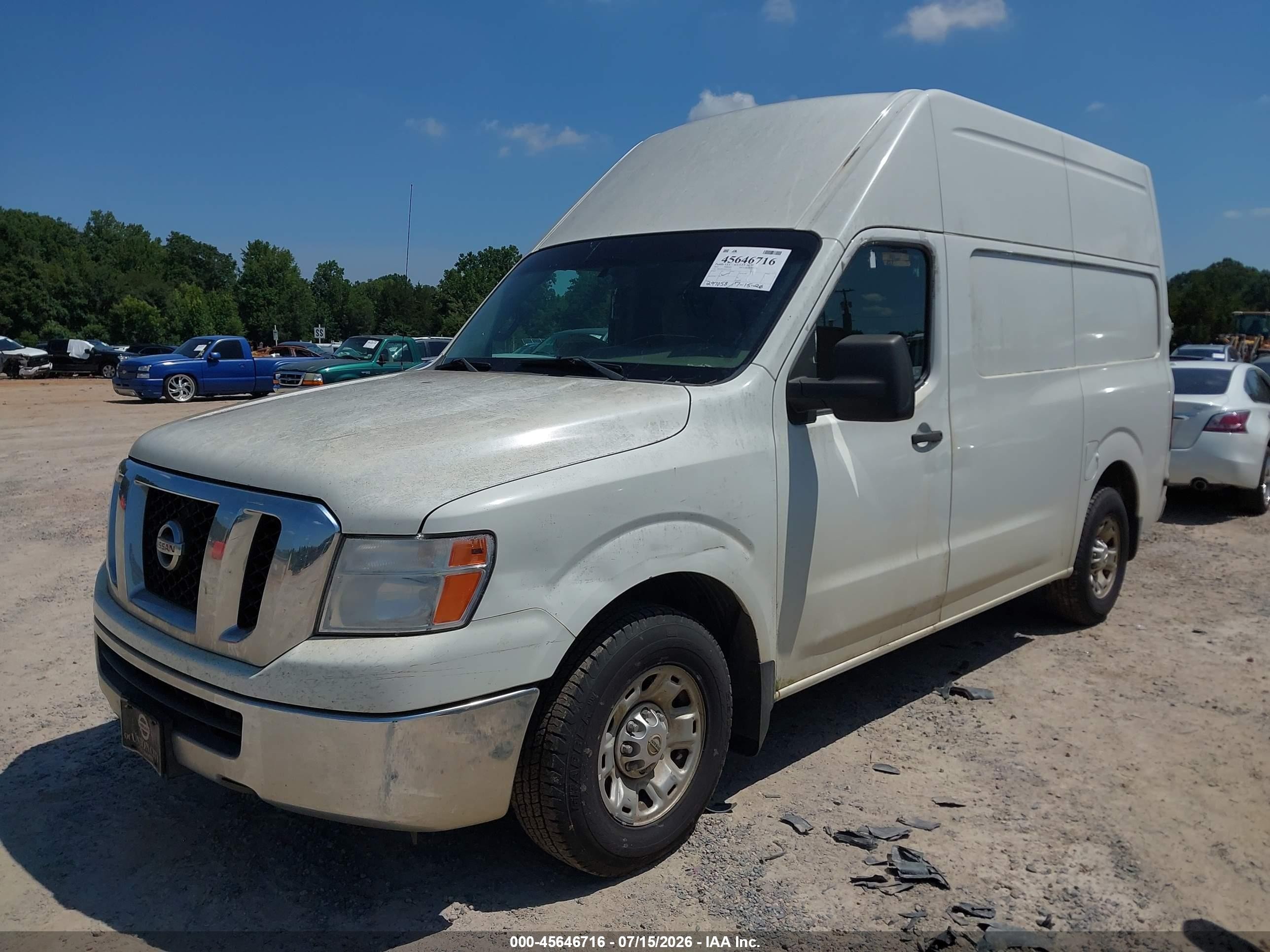 2013 Nissan Nv Cargo Nv3500 Hd Sv V8 Белый vin: 1N6AF0LY8DN111292