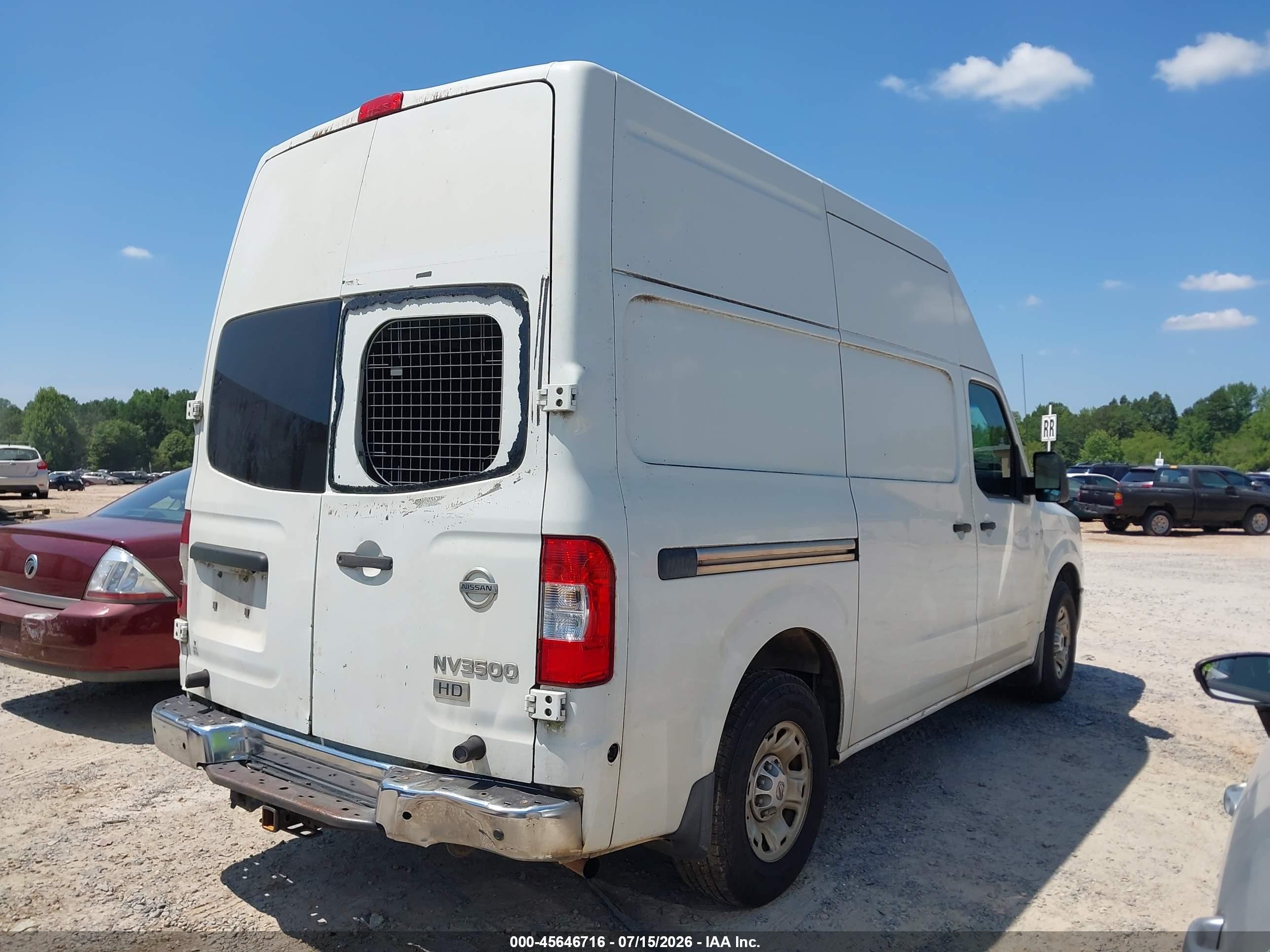 2013 Nissan Nv Cargo Nv3500 Hd Sv V8 Белый vin: 1N6AF0LY8DN111292