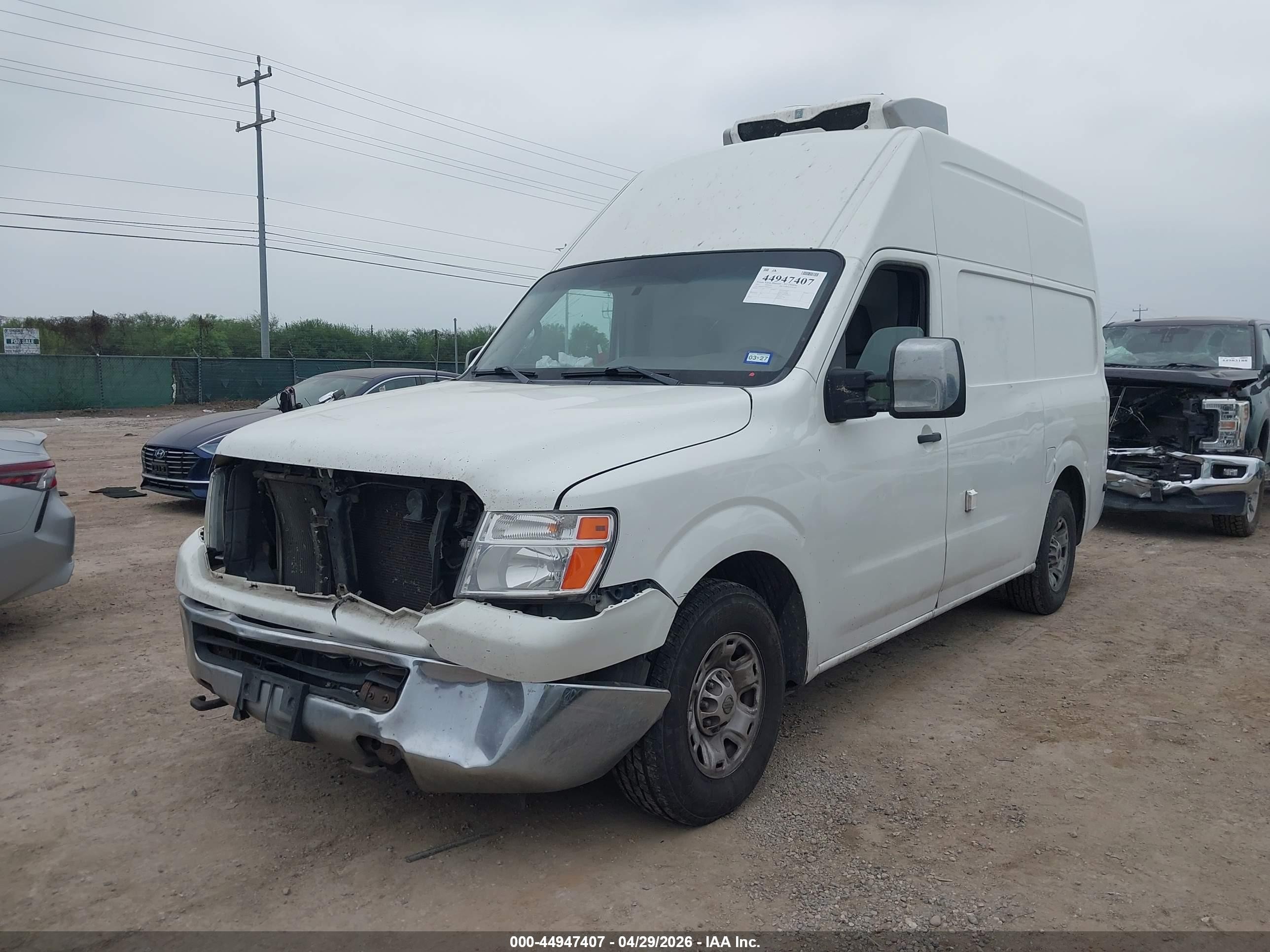 2013 Nissan Nv Cargo Nv3500 Hd Sv V8 Yellow vin: 1N6AF0LY9DN109972