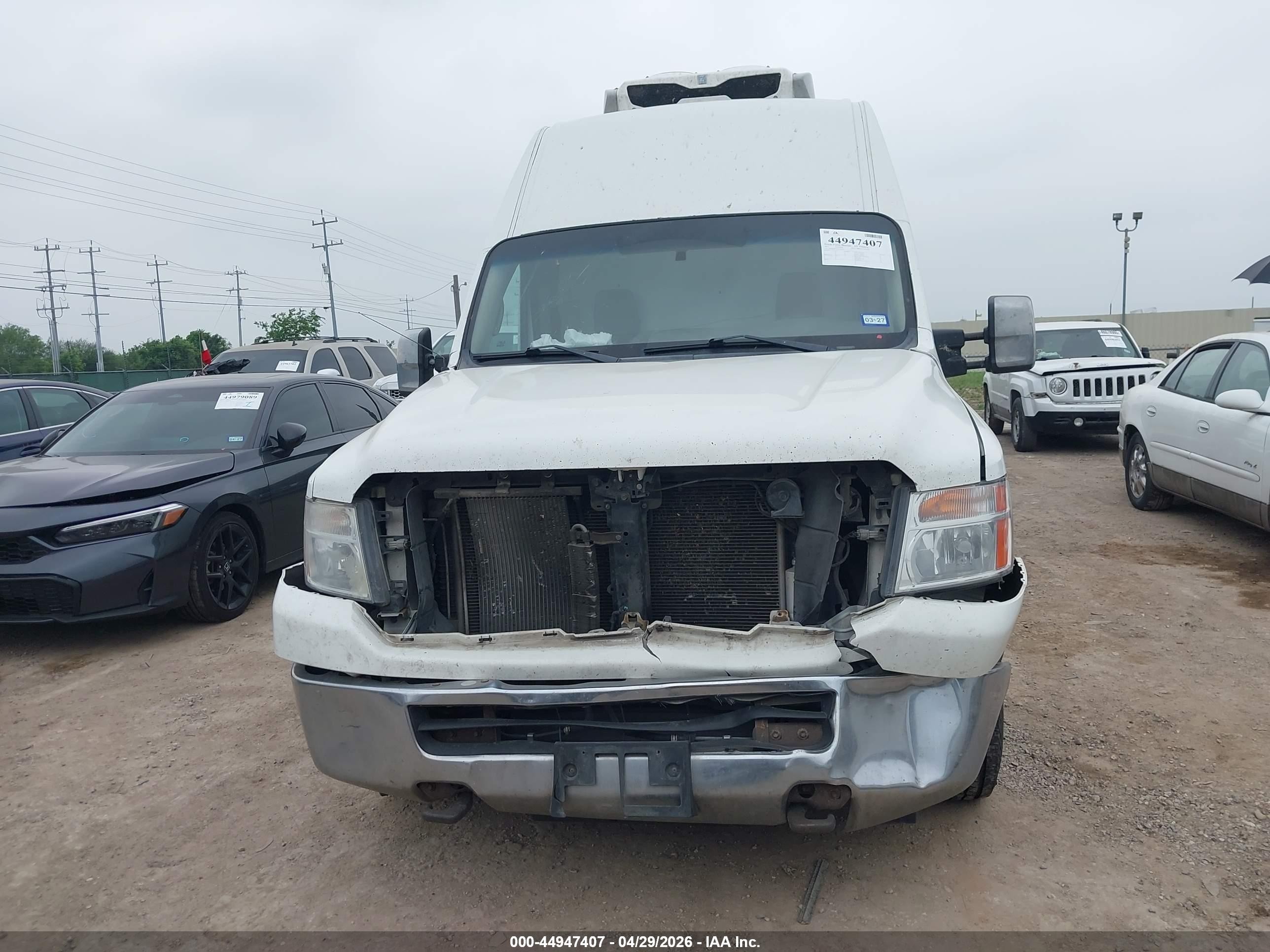 2013 Nissan Nv Cargo Nv3500 Hd Sv V8 Yellow vin: 1N6AF0LY9DN109972