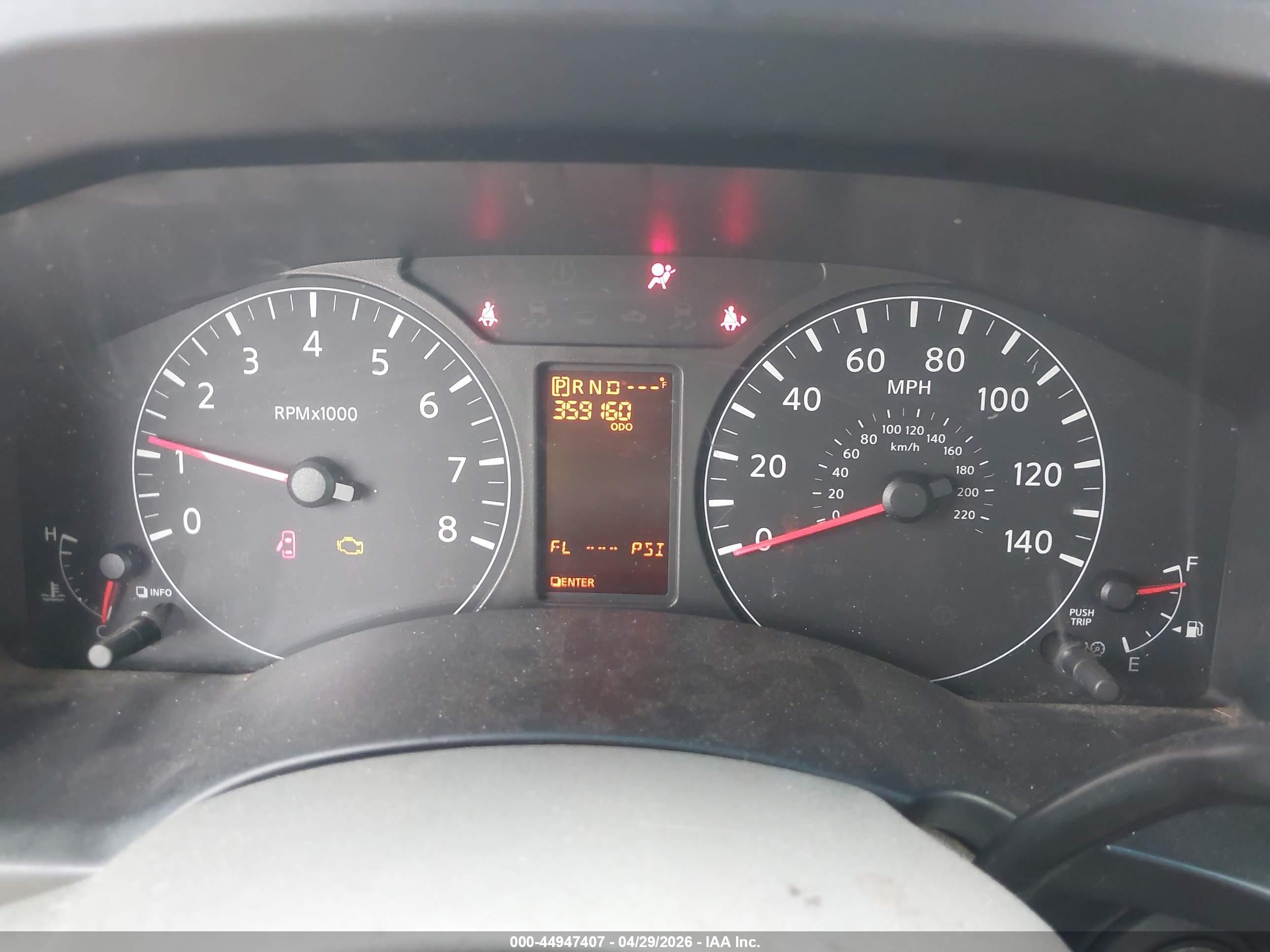 2013 Nissan Nv Cargo Nv3500 Hd Sv V8 Yellow vin: 1N6AF0LY9DN109972