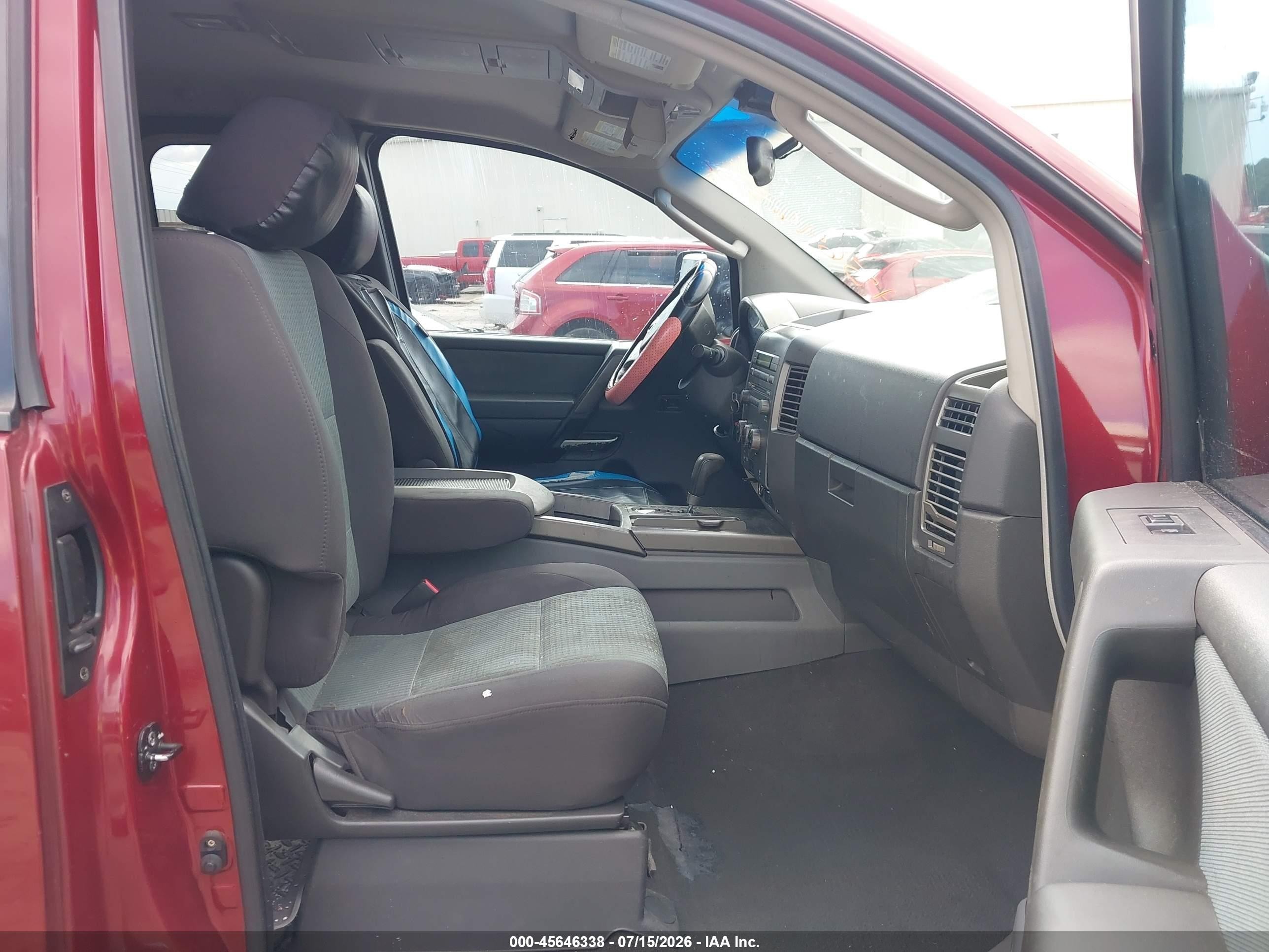 2005 Nissan Titan Se Red vin: 1N6BA06A05N569721