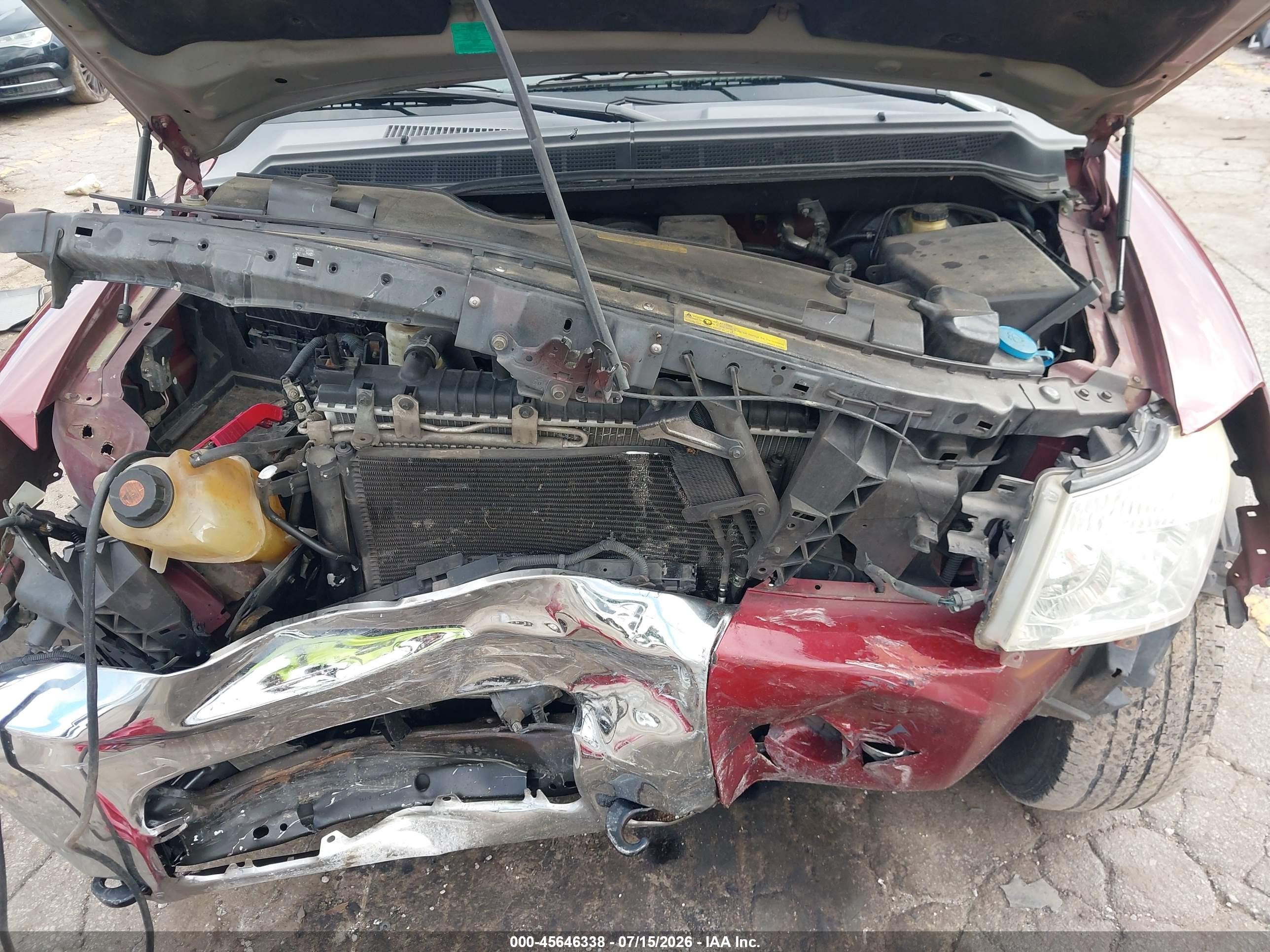 2005 Nissan Titan Se Red vin: 1N6BA06A05N569721