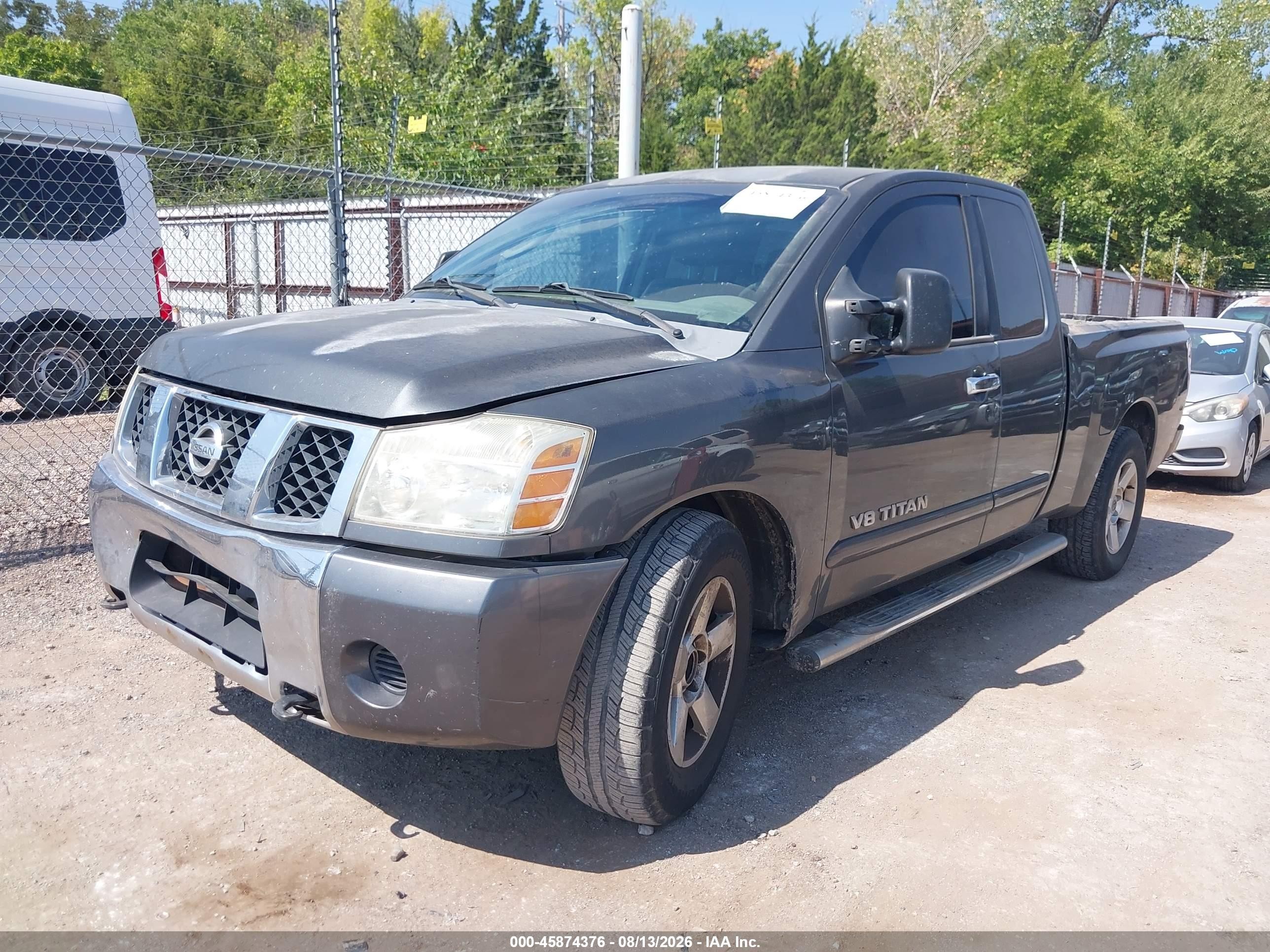 2006 Nissan Titan Se Серый vin: 1N6BA06A06N550328