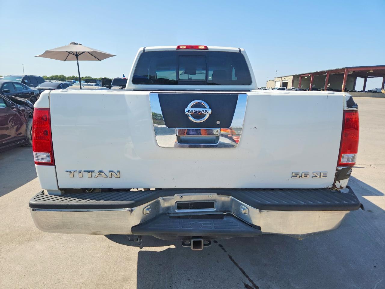 2006 Nissan Titan Xe Ffv White vin: 1N6BA06A16N545879
