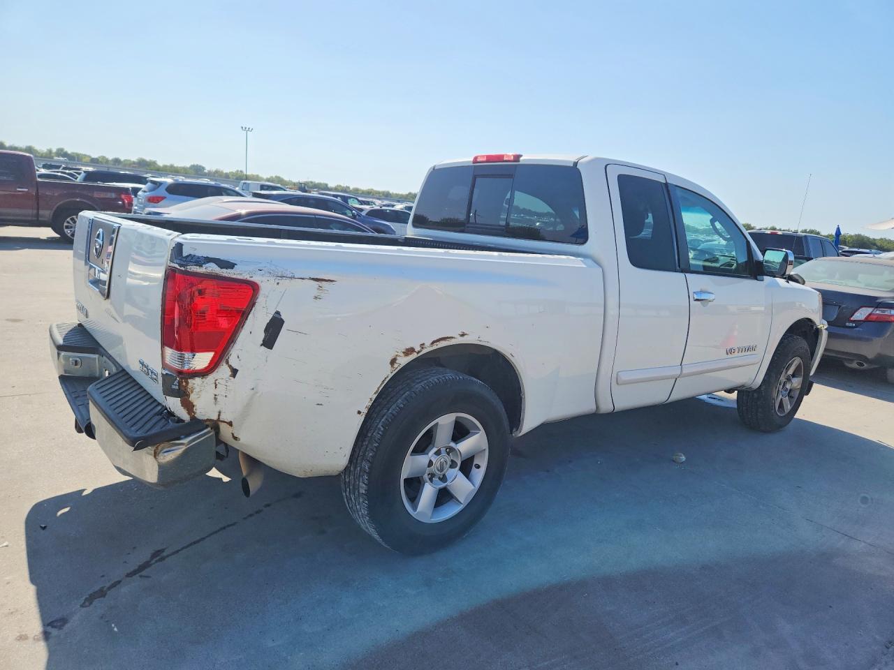 2006 Nissan Titan Xe Ffv White vin: 1N6BA06A16N545879