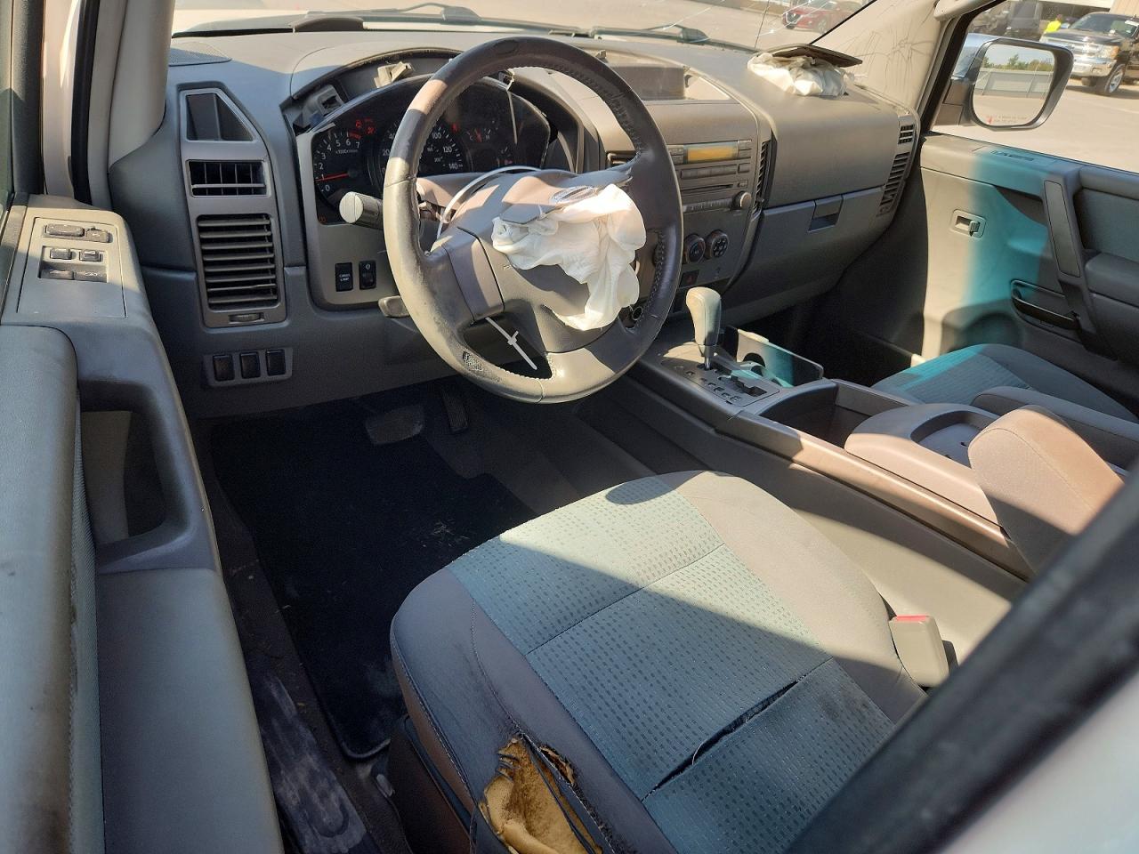 2006 Nissan Titan Xe Ffv White vin: 1N6BA06A16N545879