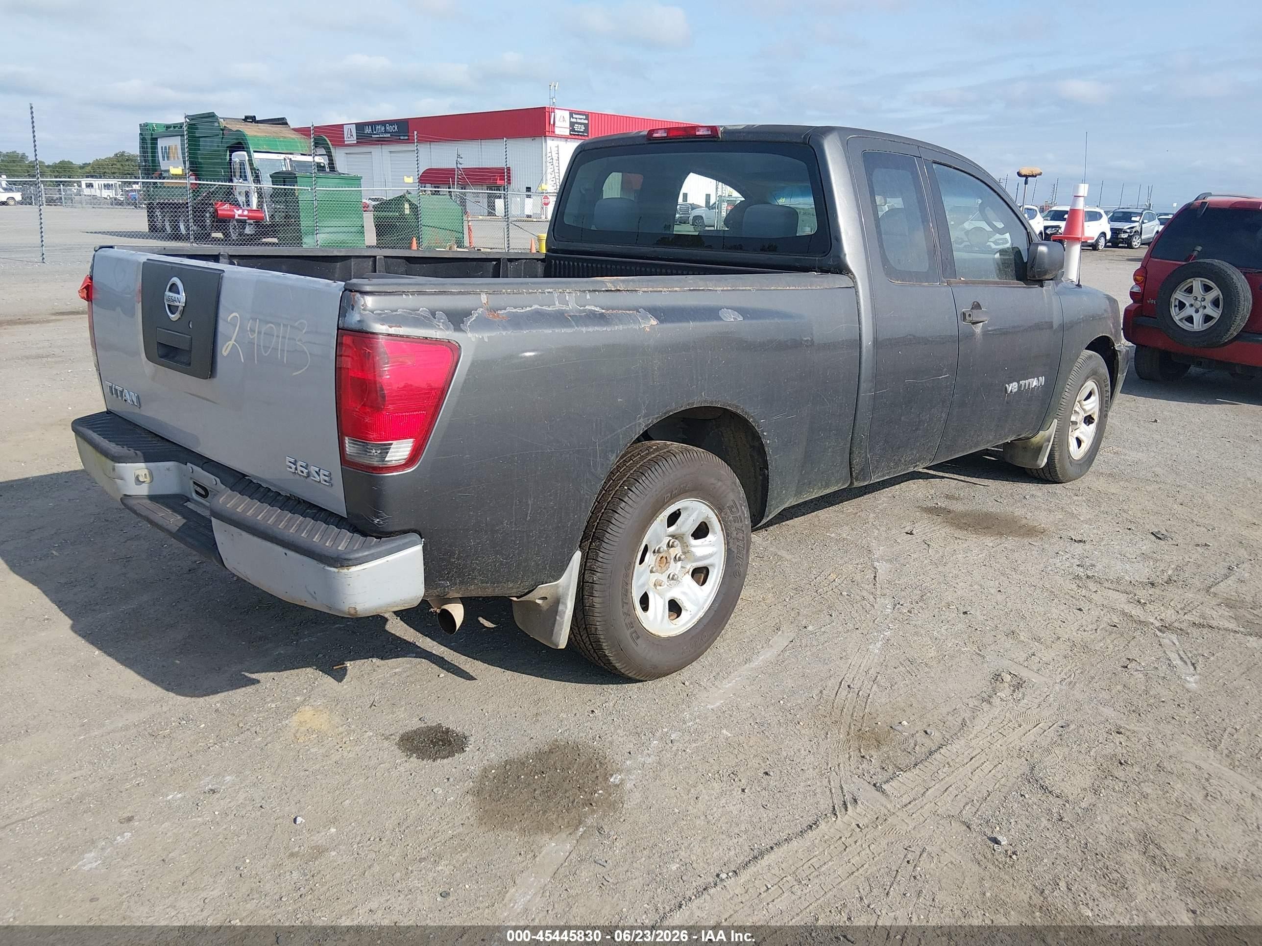 2006 Nissan Titan Xe Gray vin: 1N6BA06A16N552296