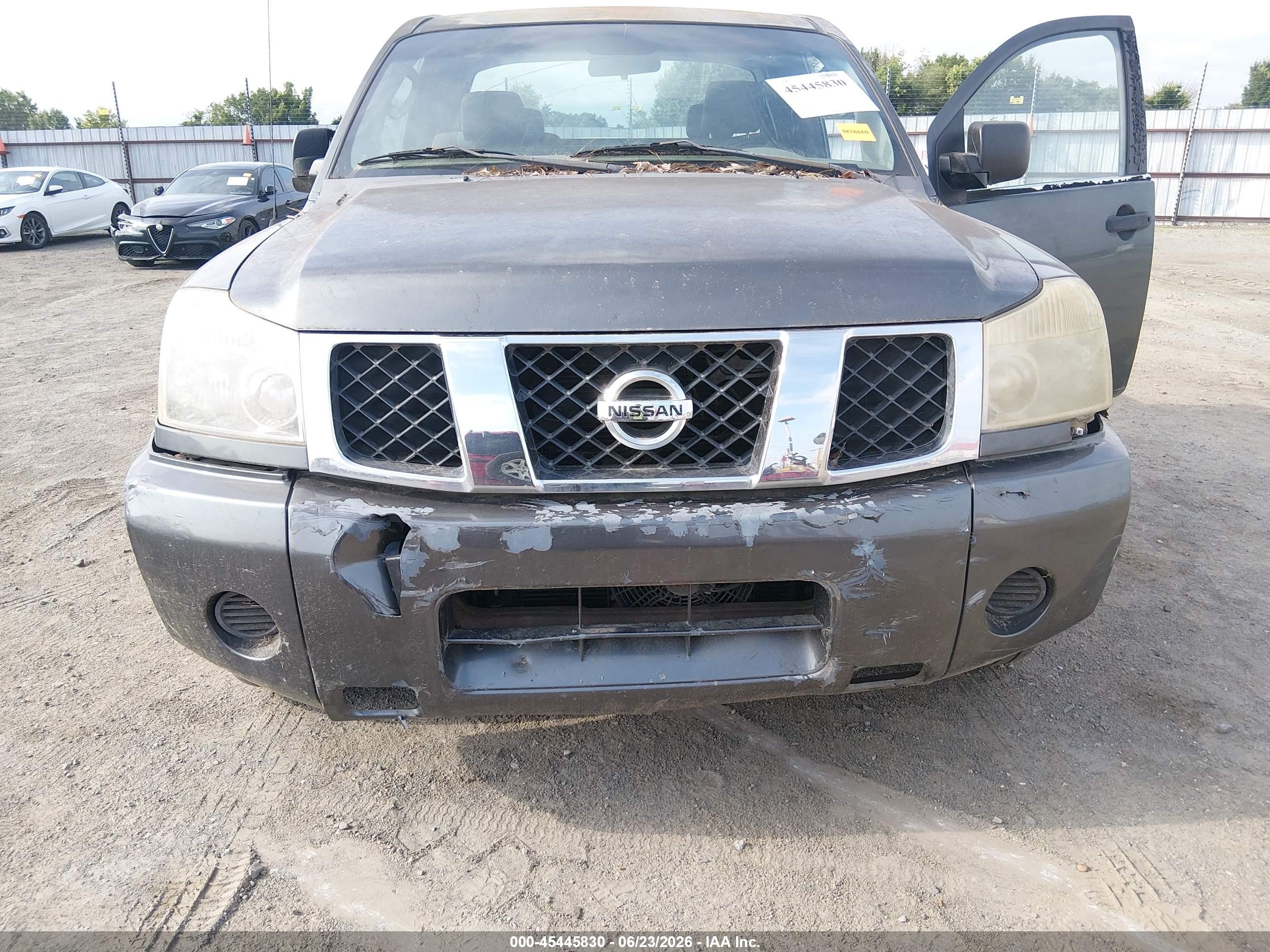 2006 Nissan Titan Xe Gray vin: 1N6BA06A16N552296