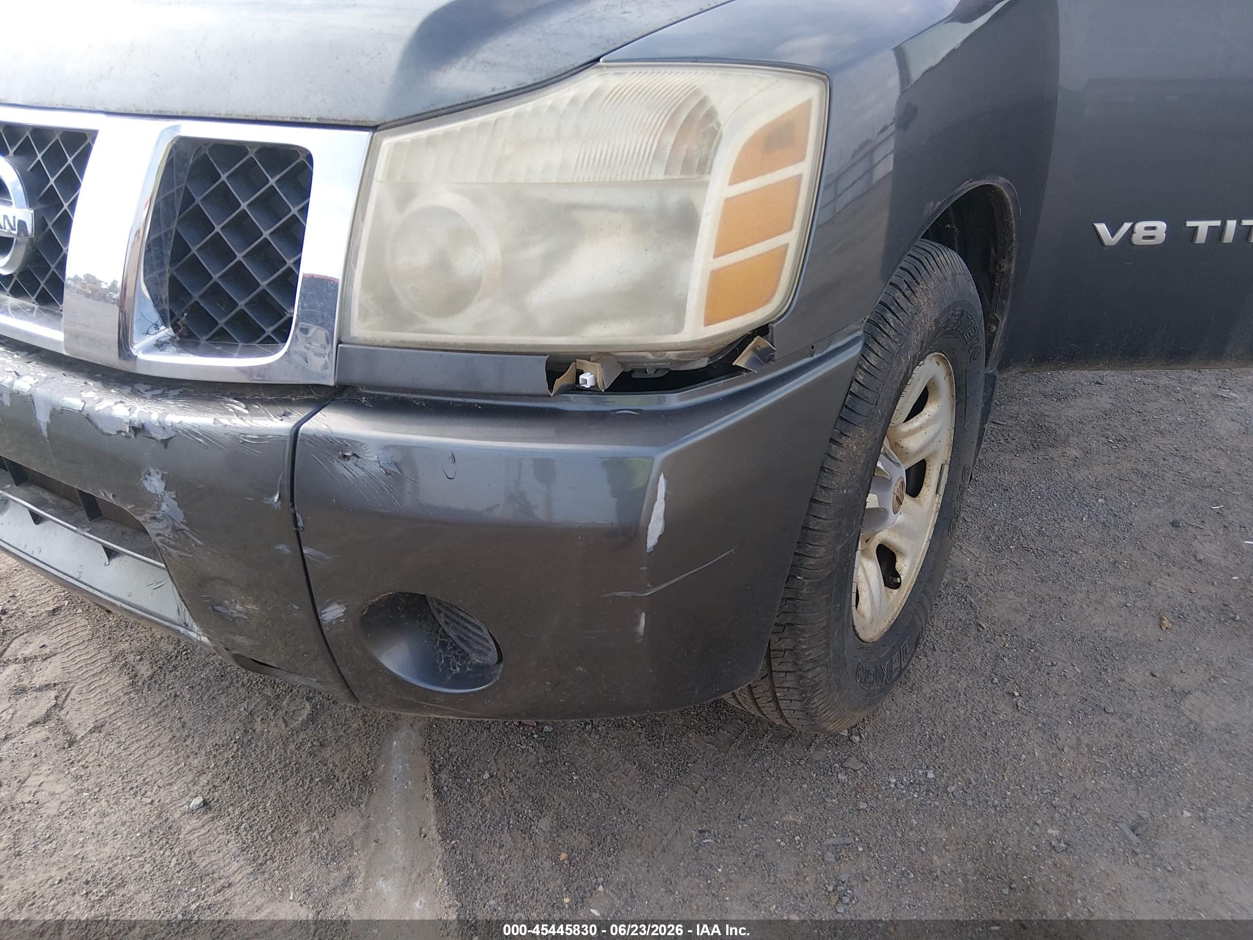 2006 Nissan Titan Xe Gray vin: 1N6BA06A16N552296