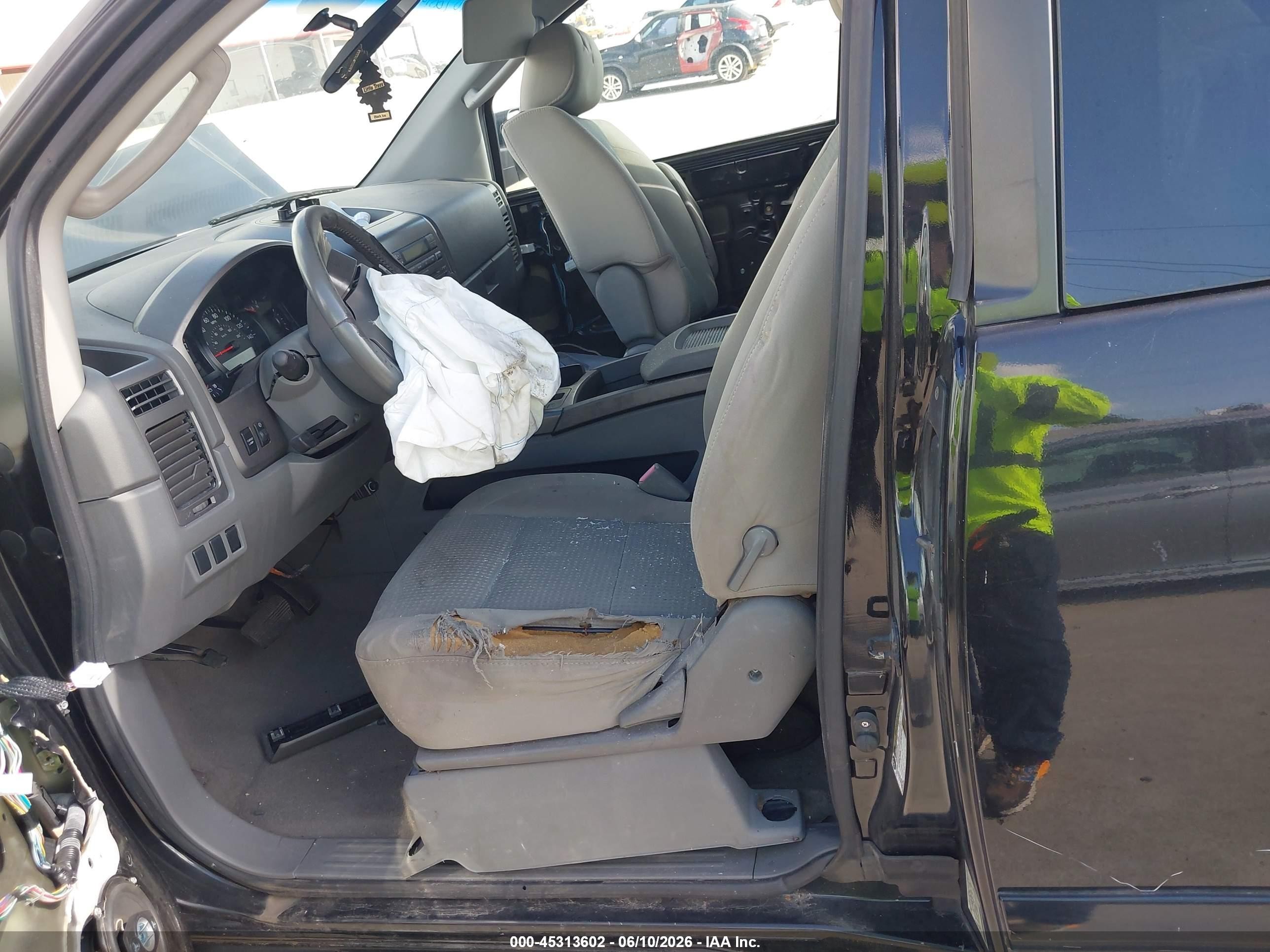 2007 Nissan Titan Se Black vin: 1N6BA06A17N243588