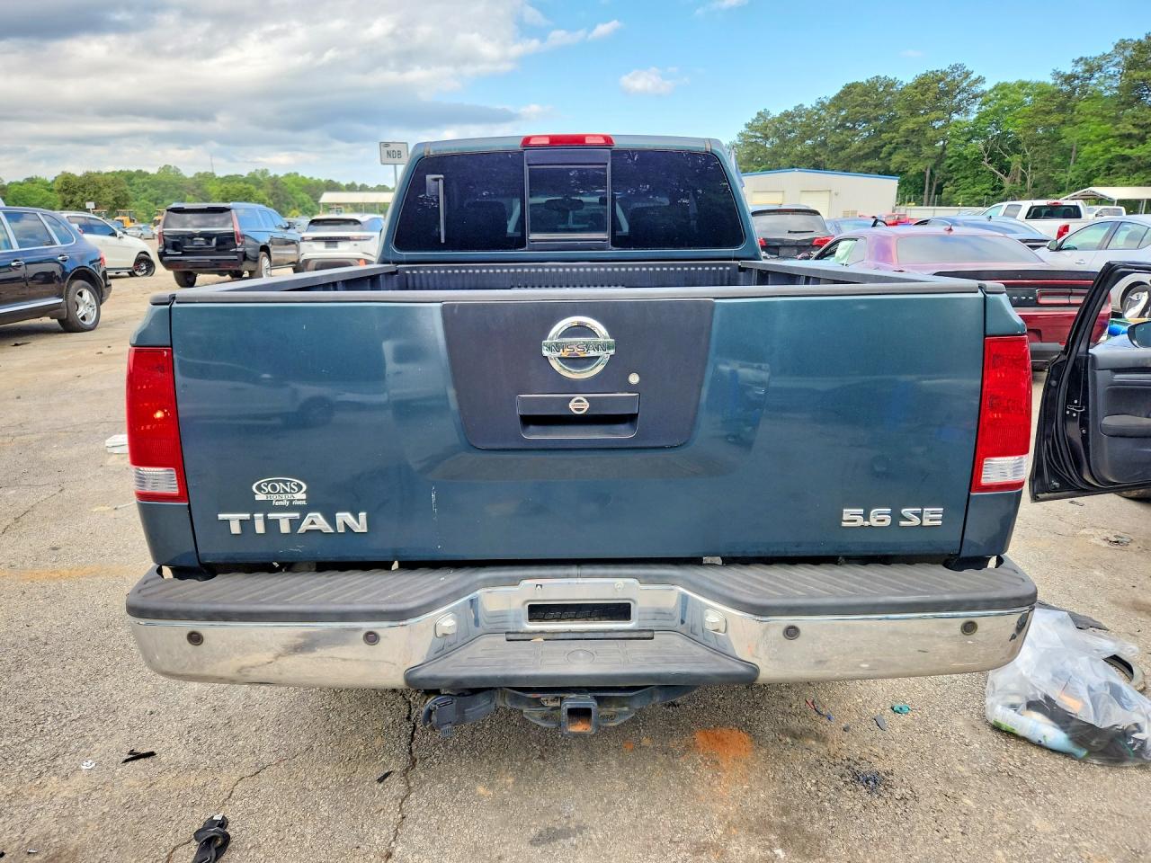 2005 Nissan Titan Xe Teal vin: 1N6BA06A35N523932