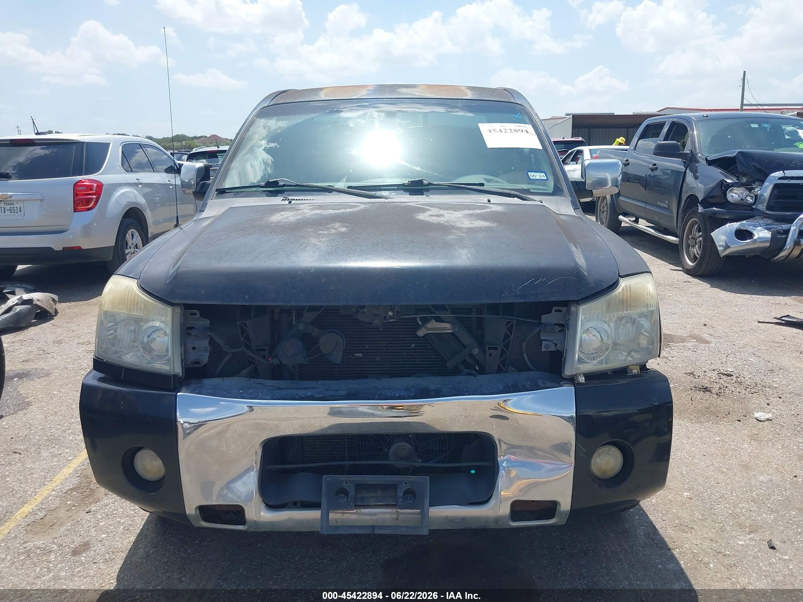 2005 Nissan Titan Se Black vin: 1N6BA06A35N576310