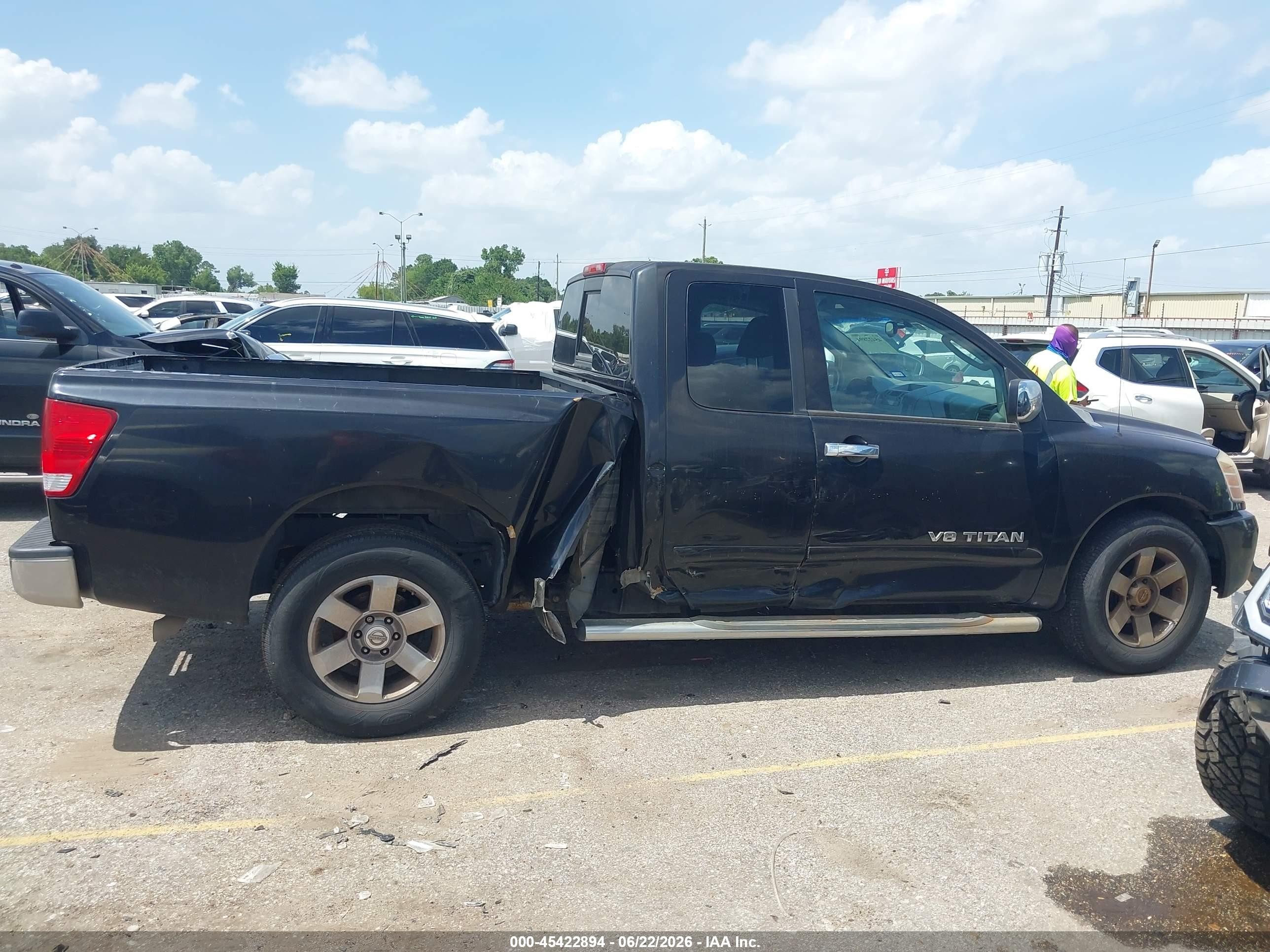 2005 Nissan Titan Se Black vin: 1N6BA06A35N576310