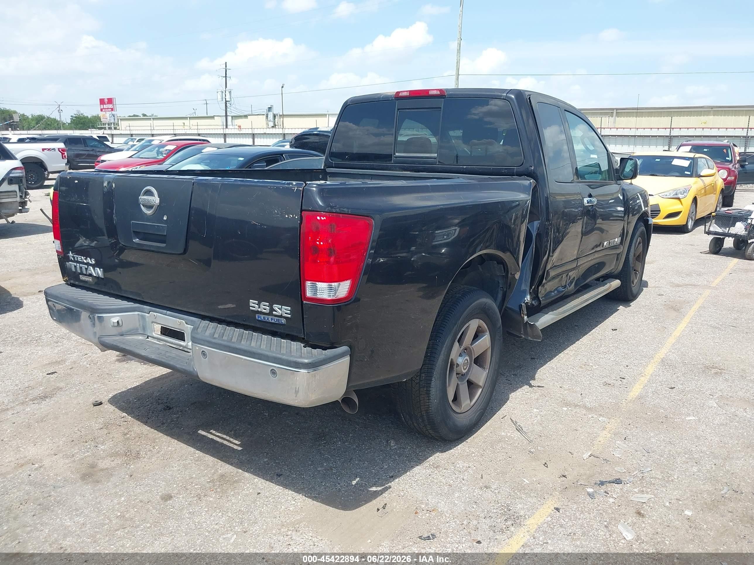 2005 Nissan Titan Se Black vin: 1N6BA06A35N576310