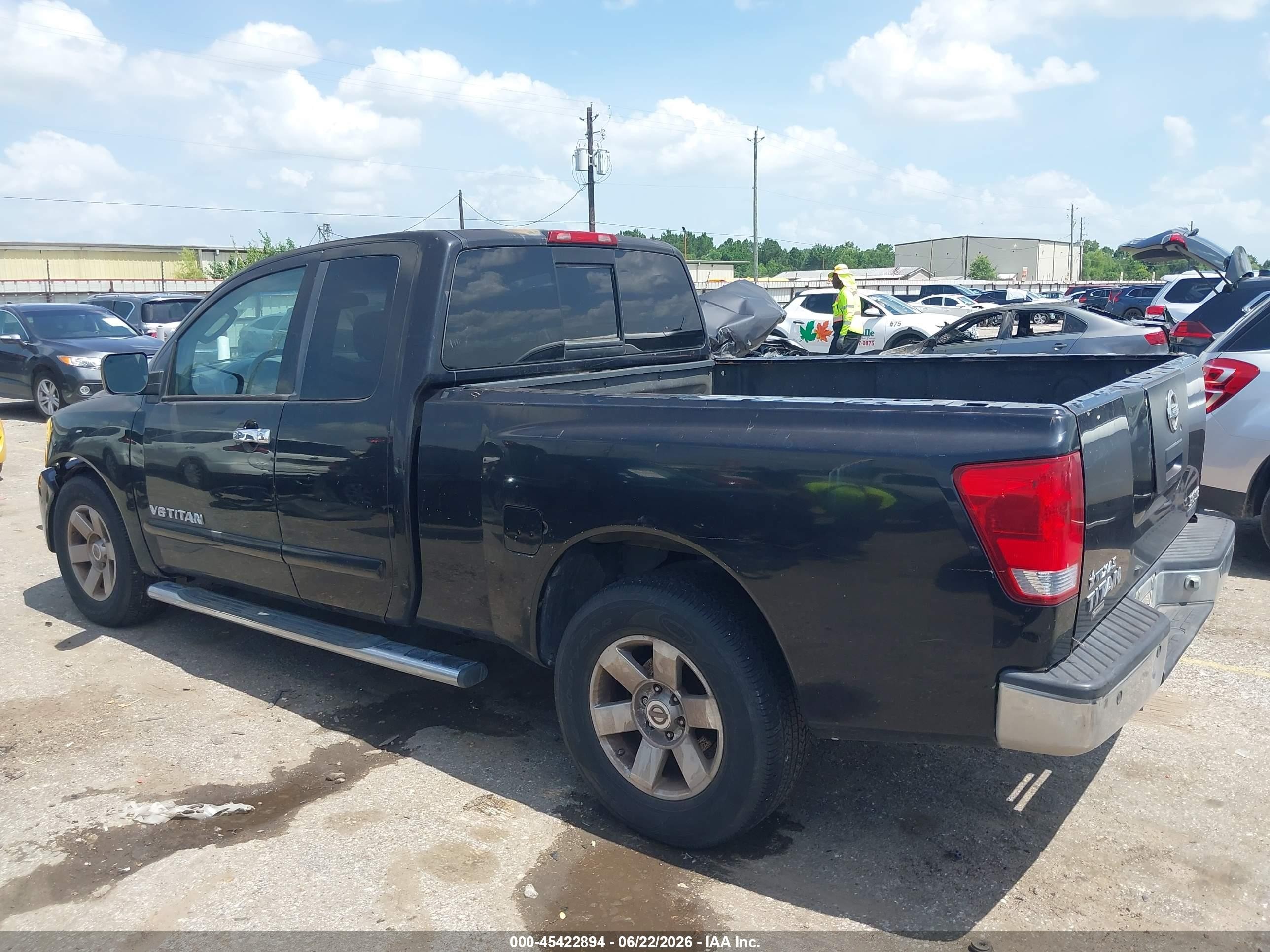 2005 Nissan Titan Se Black vin: 1N6BA06A35N576310