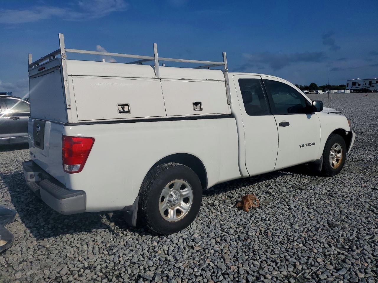 2006 Nissan Titan Xe Ffv White vin: 1N6BA06A36N569259