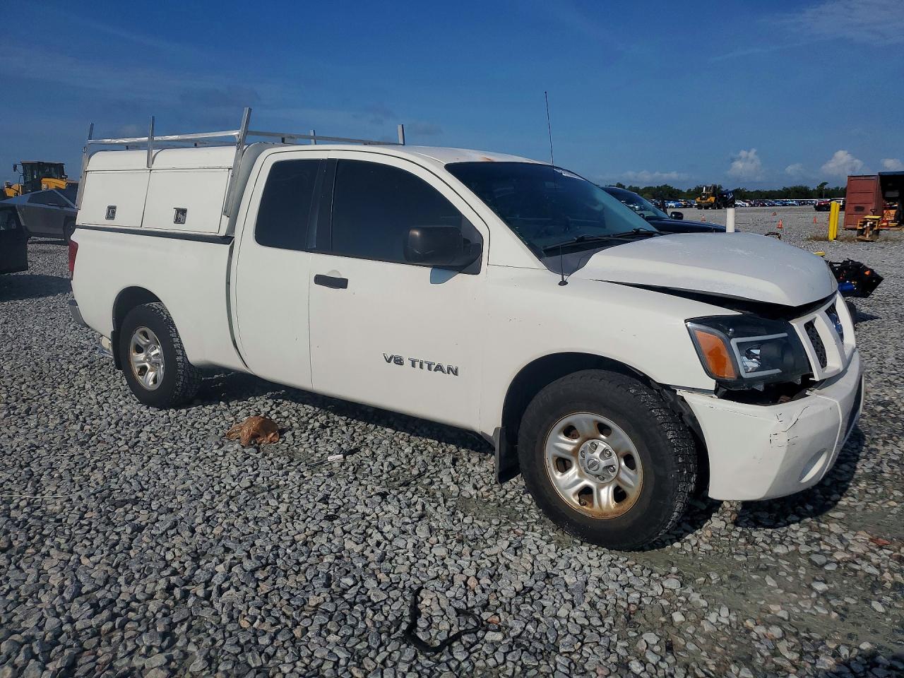 2006 Nissan Titan Xe Ffv White vin: 1N6BA06A36N569259