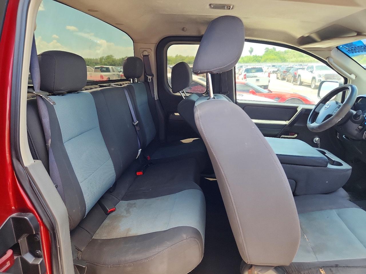 2005 Nissan Titan Xe Red vin: 1N6BA06A45N523776