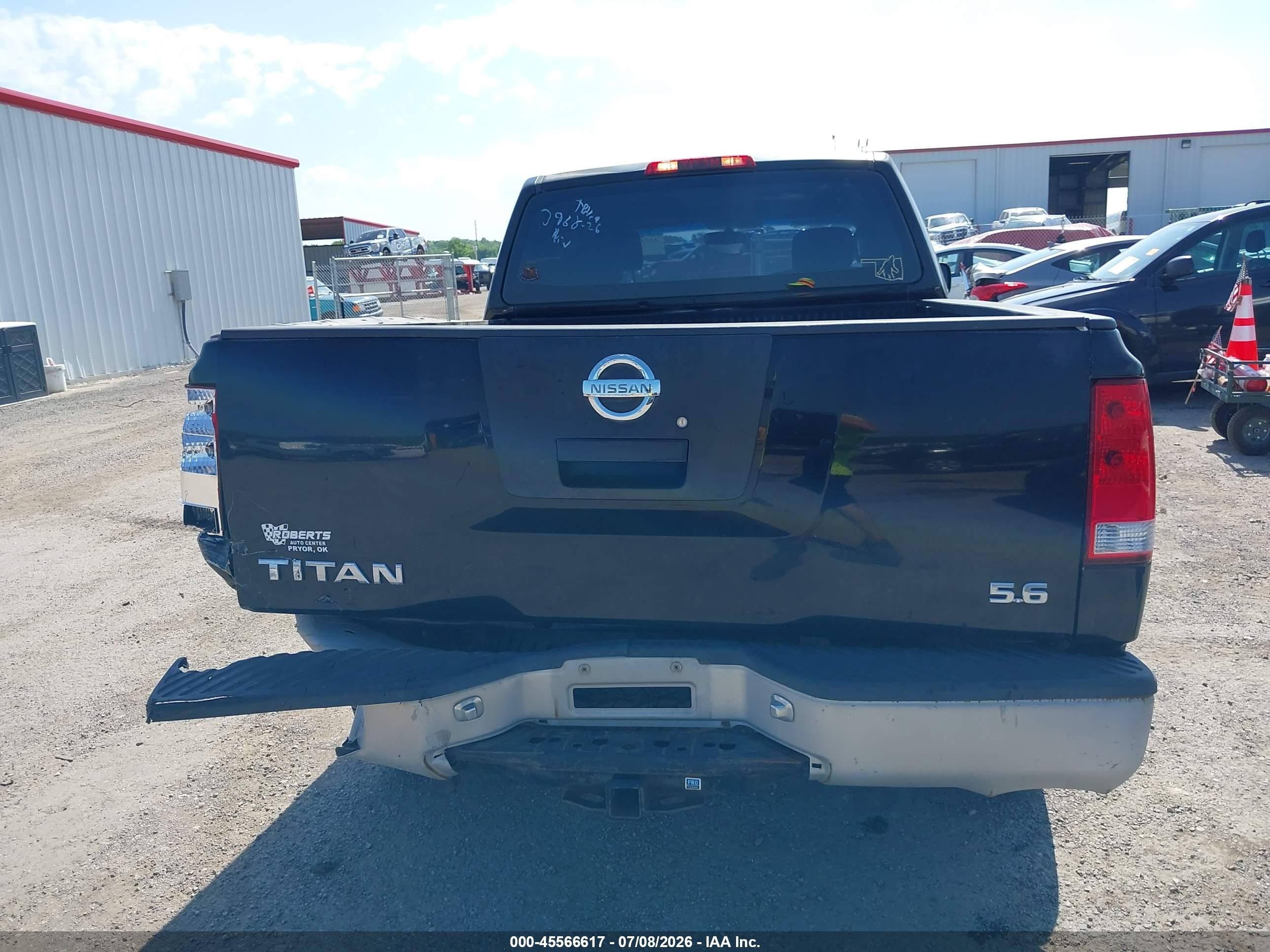 2005 Nissan Titan Xe Black vin: 1N6BA06A45N563405