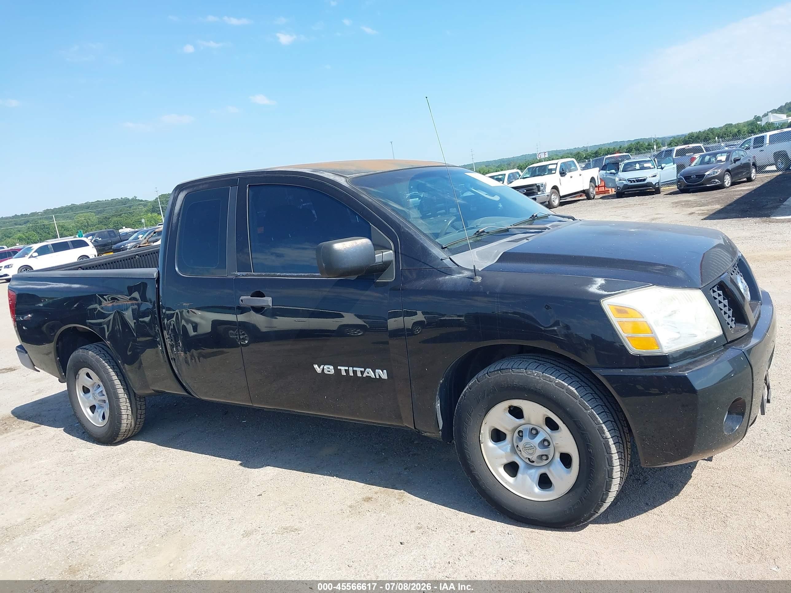 2005 Nissan Titan Xe Black vin: 1N6BA06A45N563405