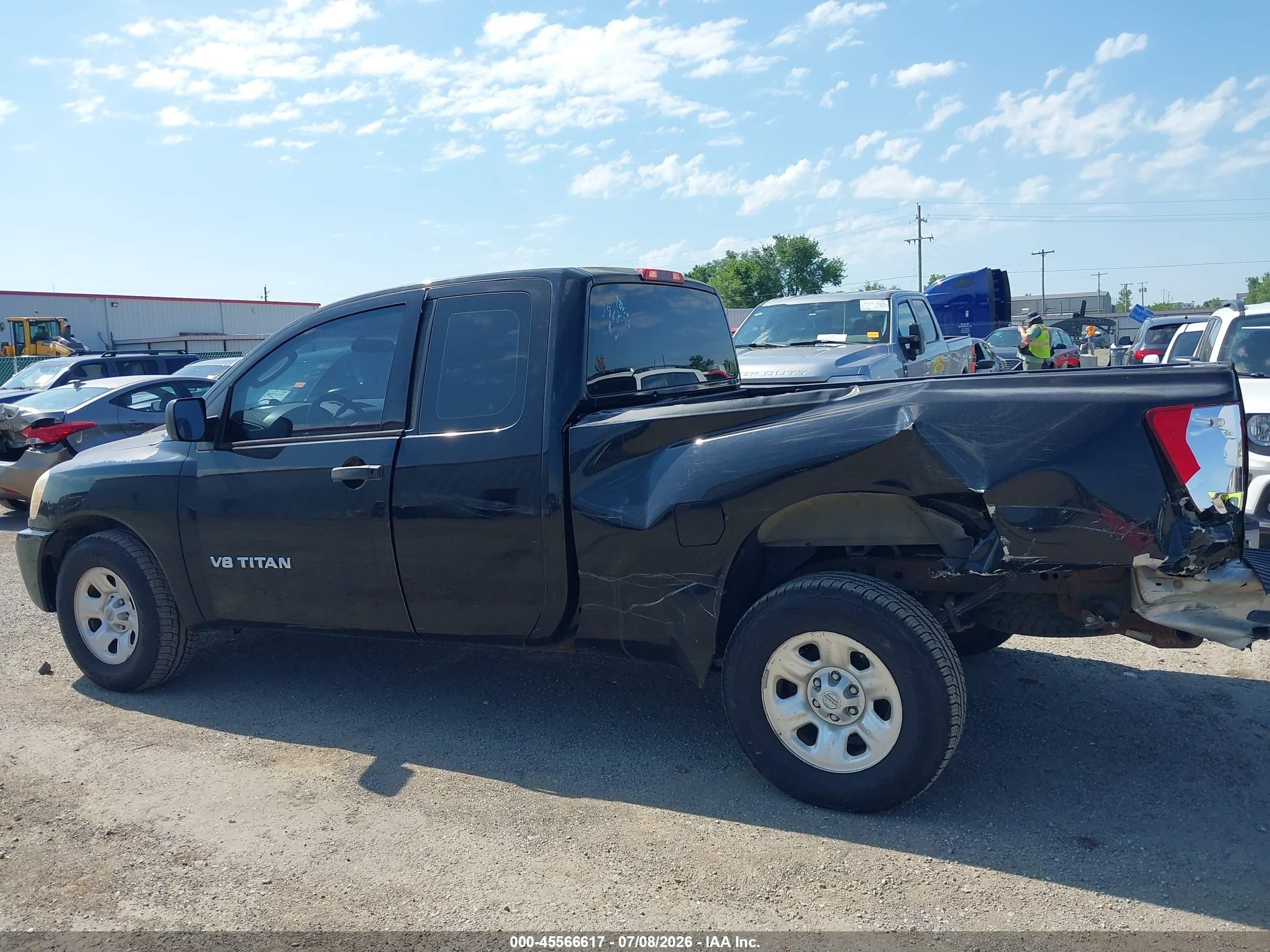 2005 Nissan Titan Xe Black vin: 1N6BA06A45N563405