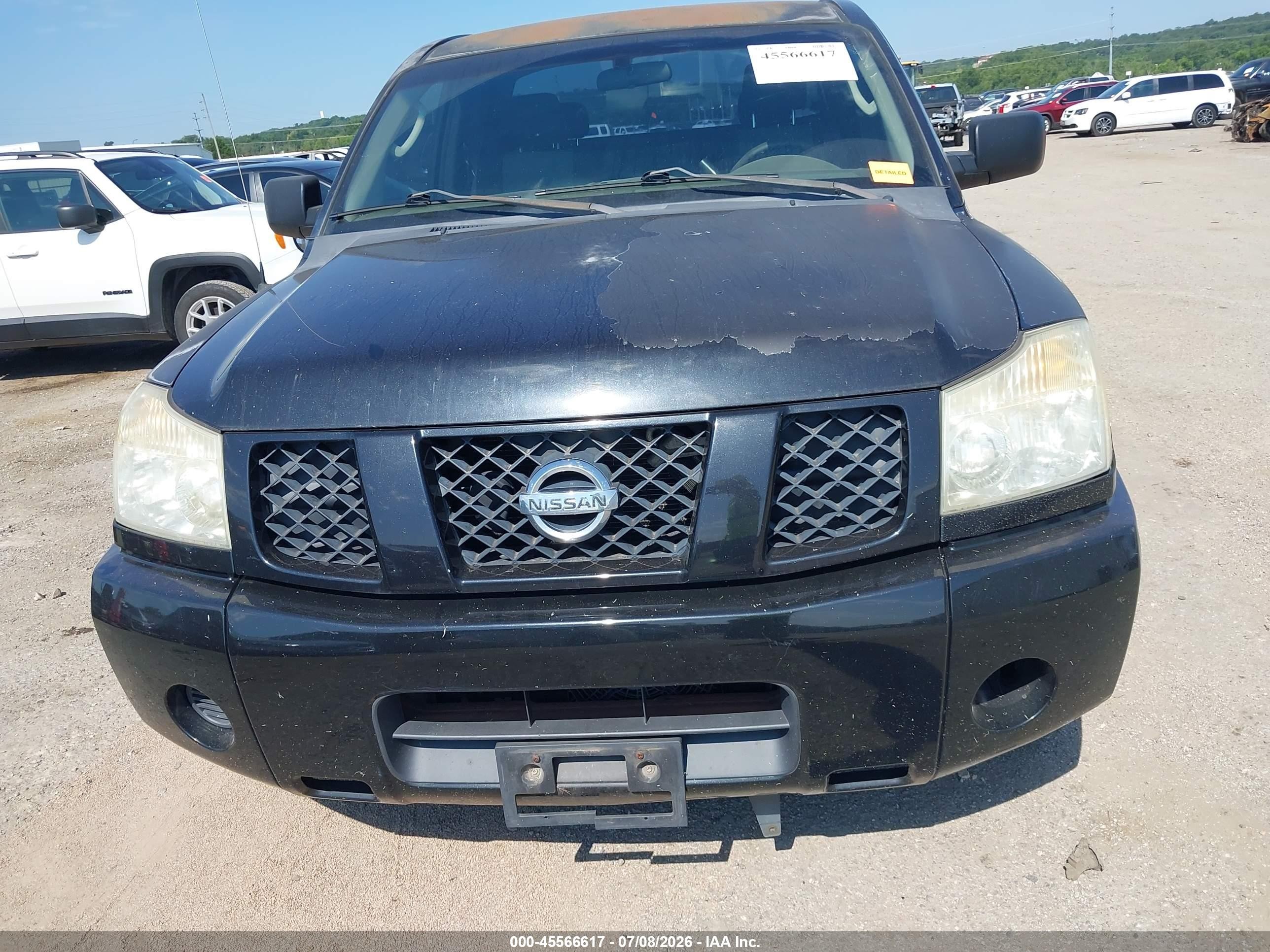 2005 Nissan Titan Xe Black vin: 1N6BA06A45N563405