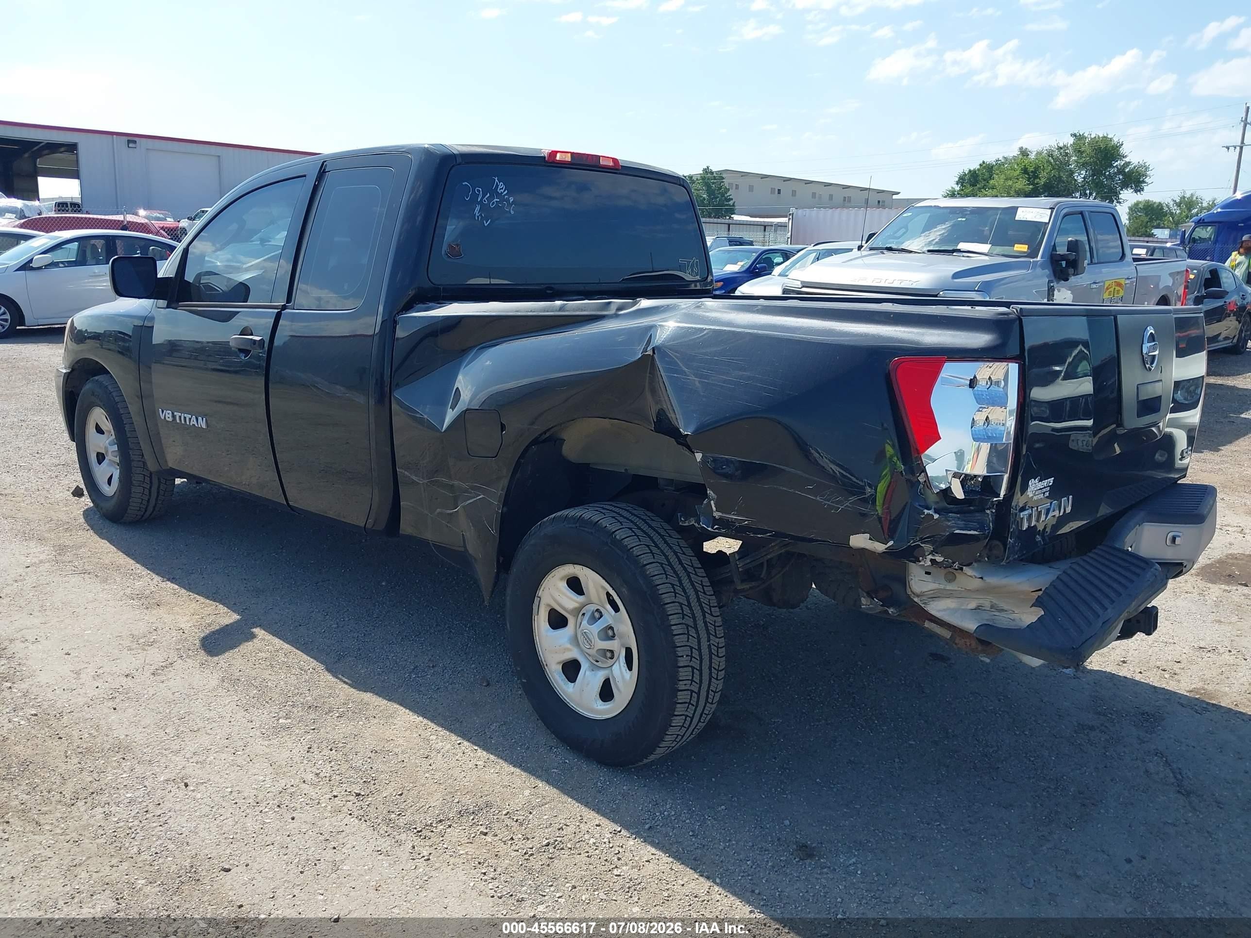 2005 Nissan Titan Xe Black vin: 1N6BA06A45N563405