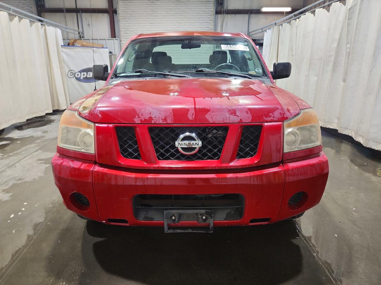 2008 Nissan Titan Xe Ffv Red vin: 1N6BA06A48N339653